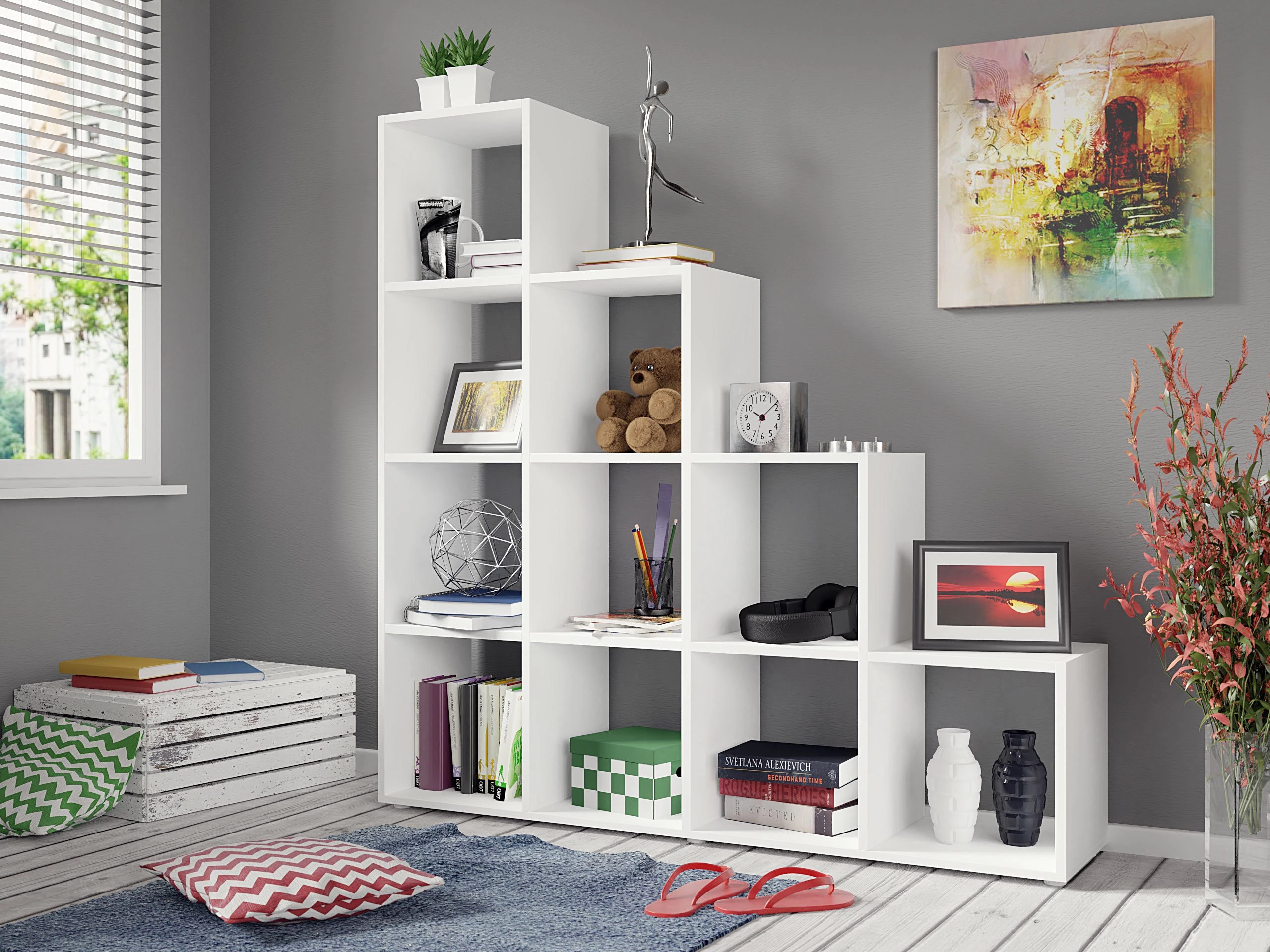 Bookcase Sarasota 111 (White)