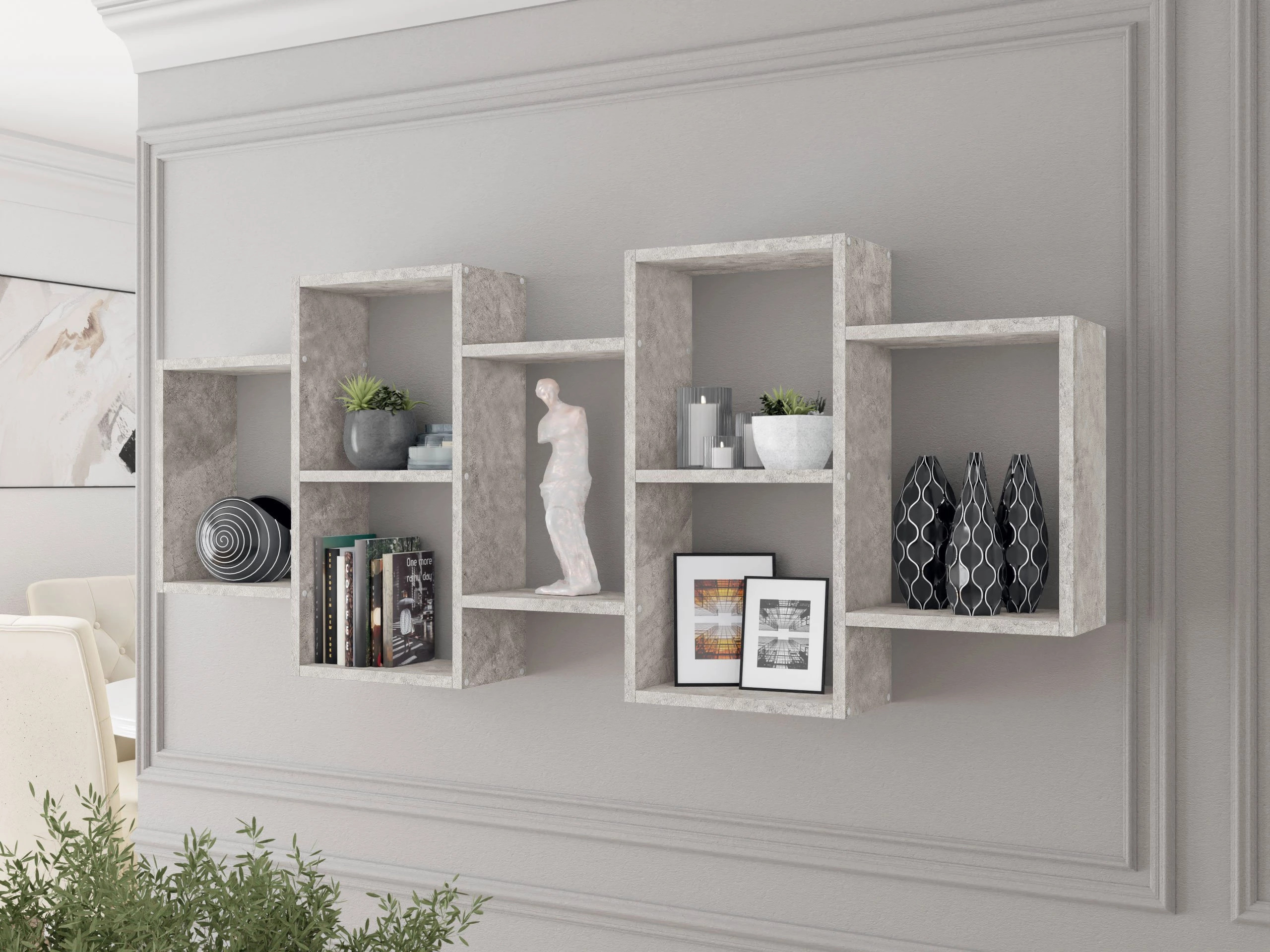 Wall shelf Lexicon (Concrete)