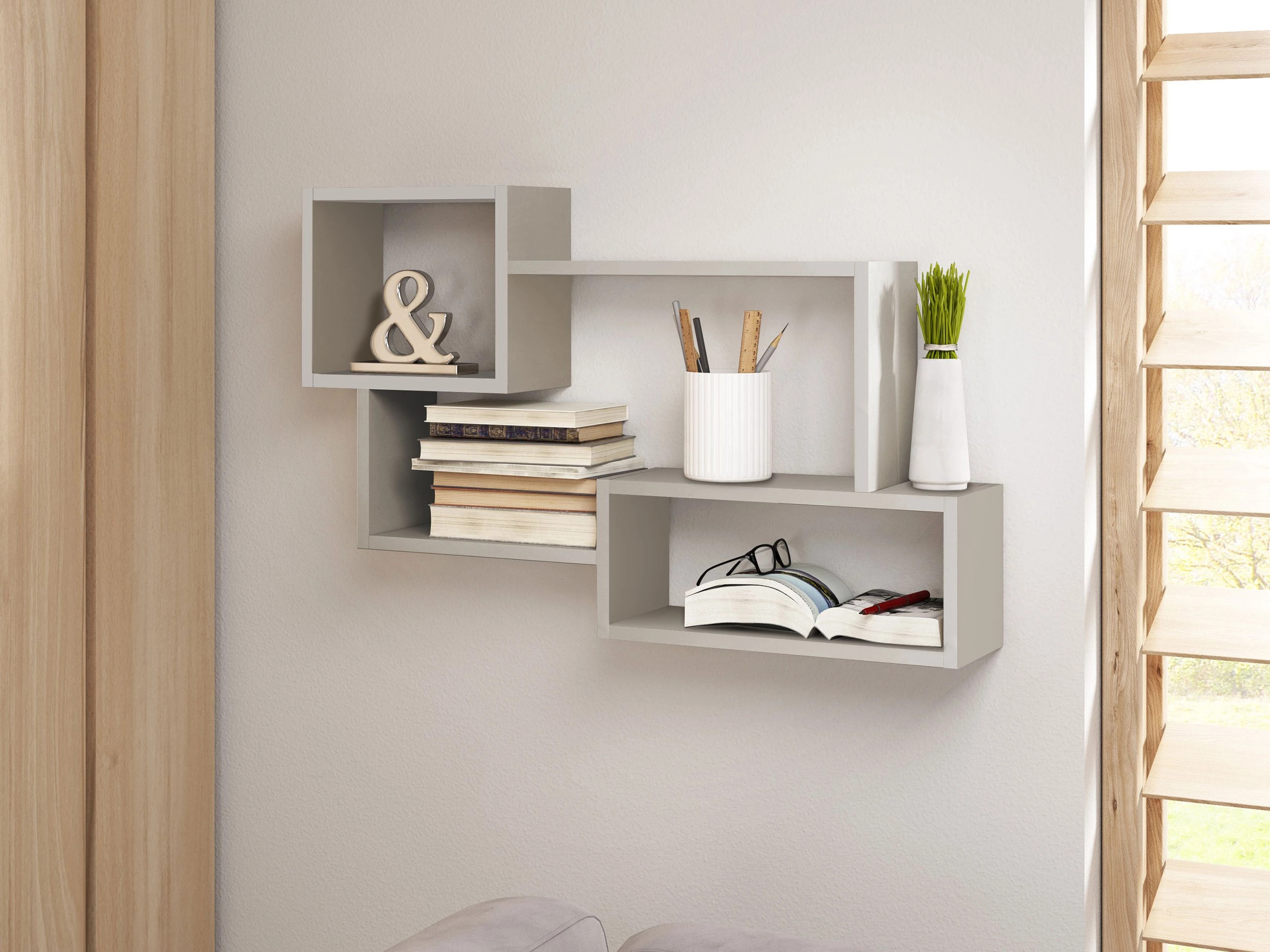 Wall shelf Lexicon II (Cashmere)
