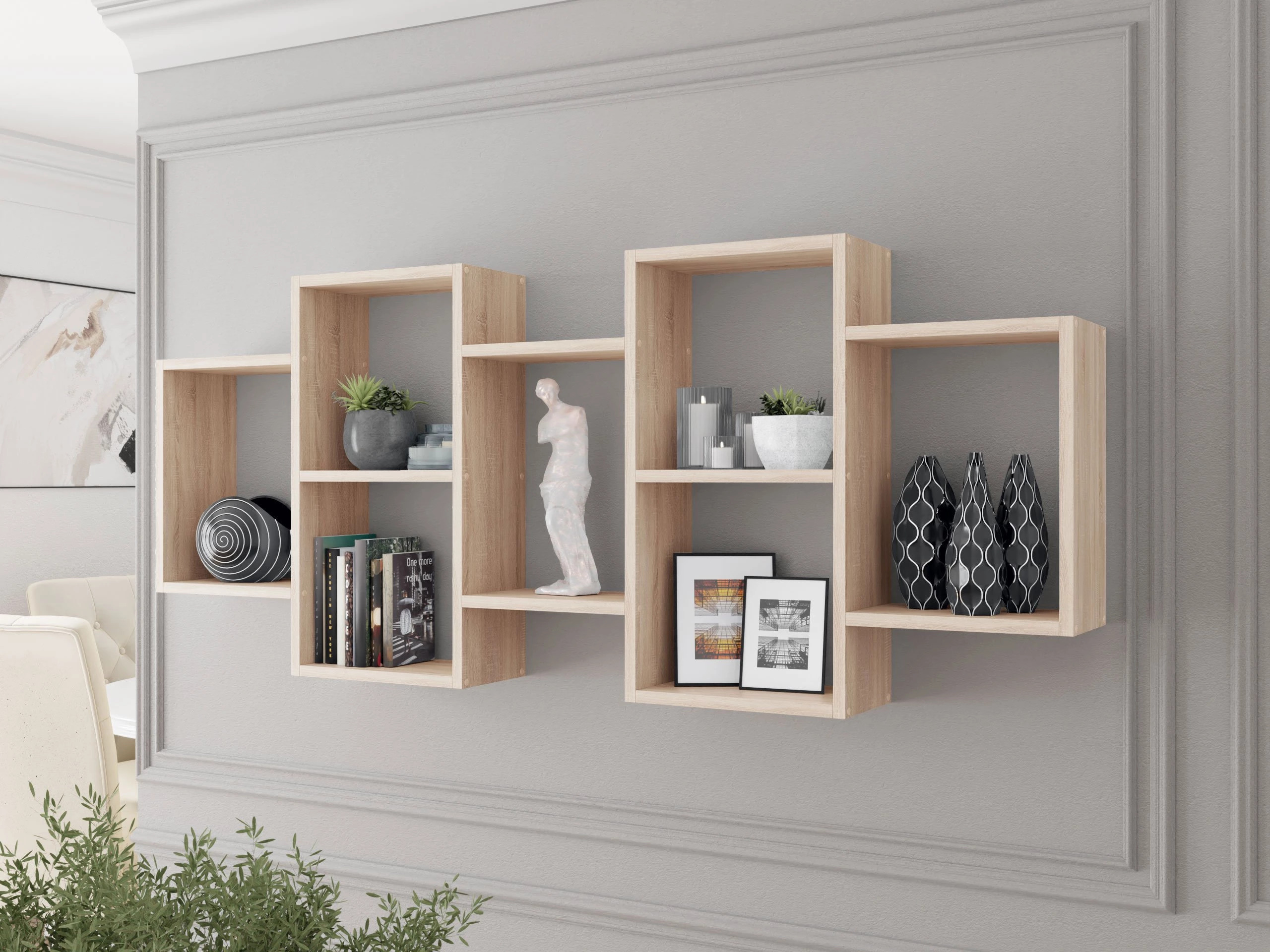 Wall shelf Lexicon (Sonoma oak)