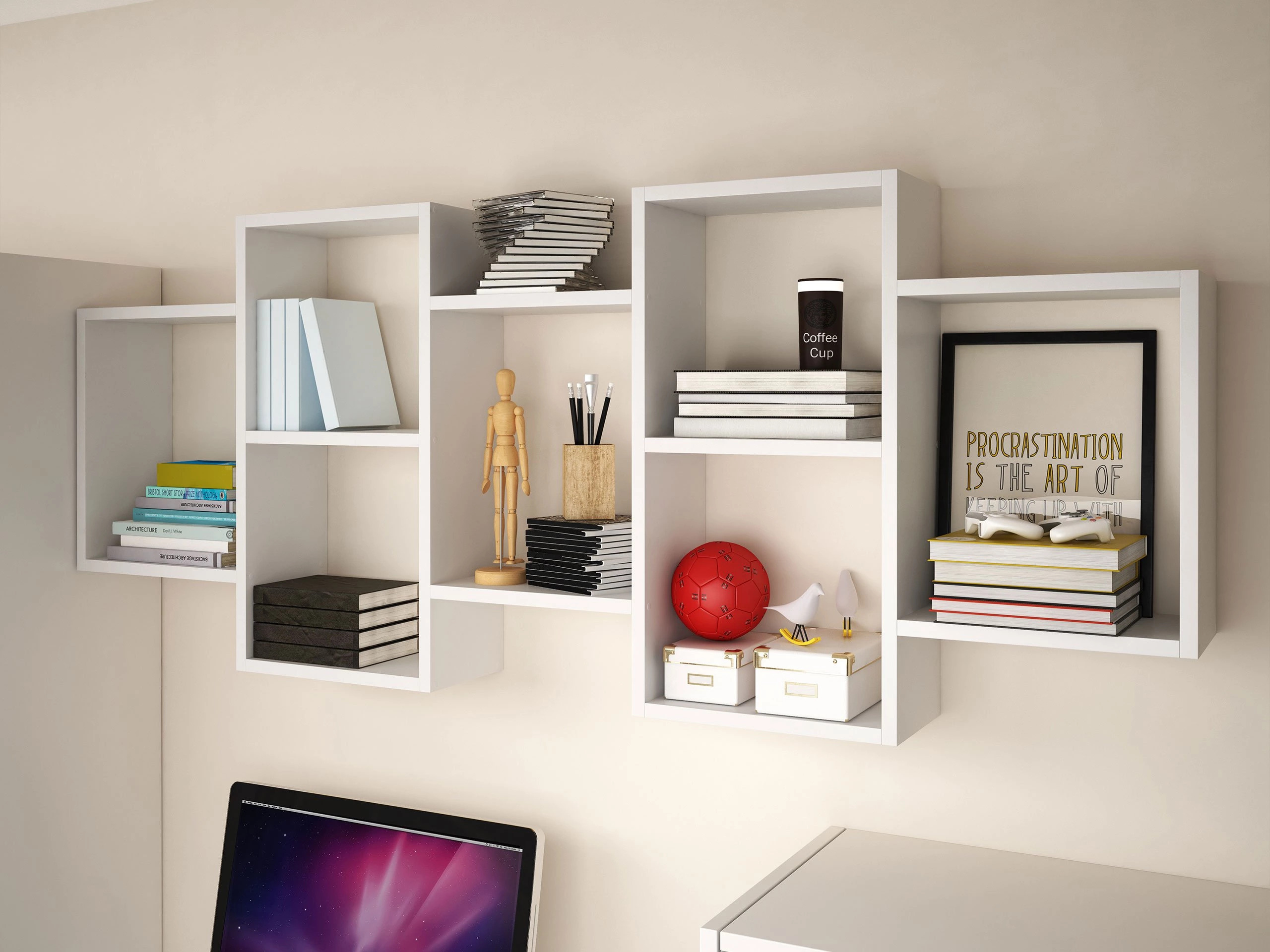 Wall shelf Lexicon (White)