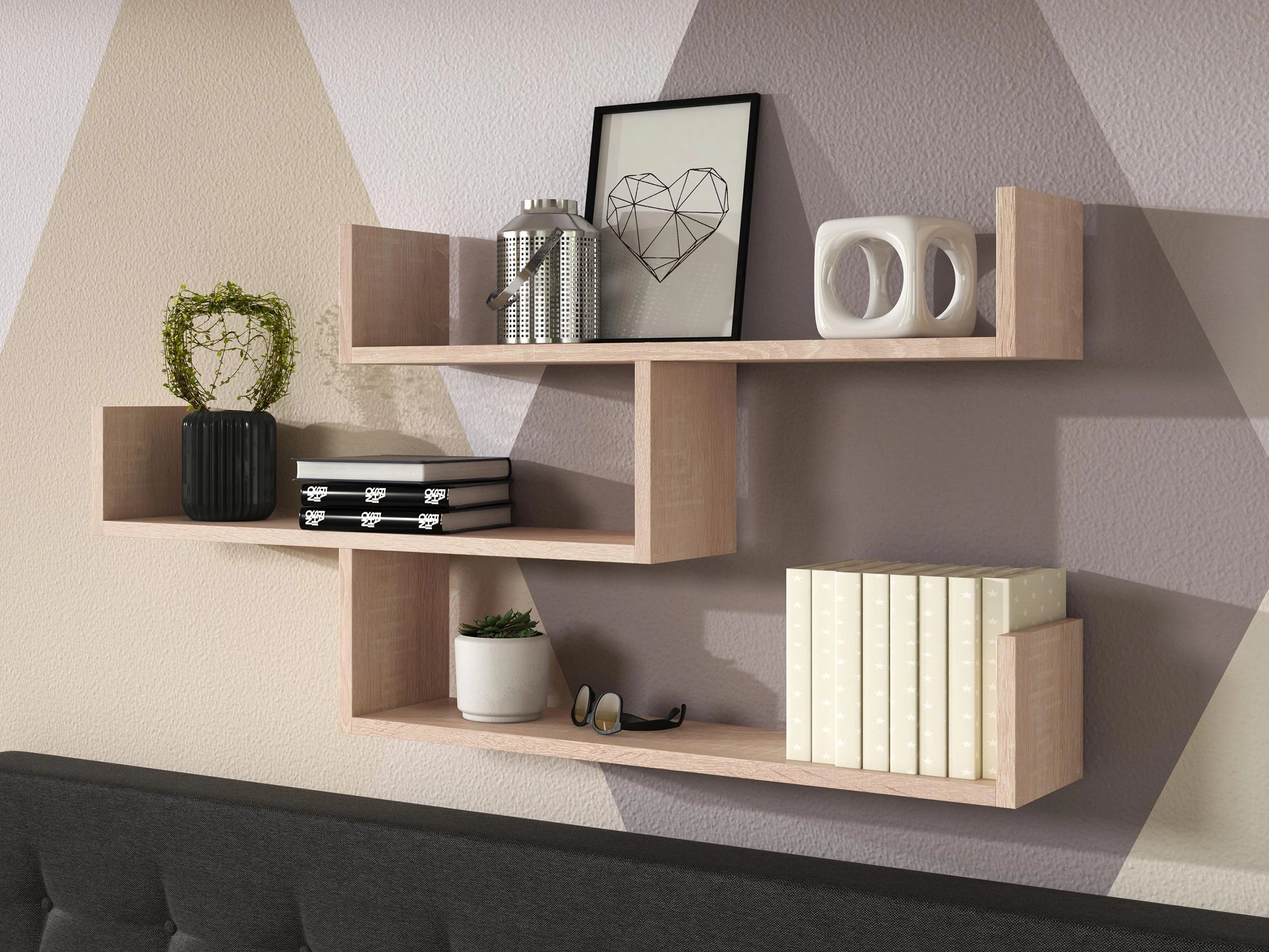 Wall shelf Sarasota 104 (Sonoma oak)
