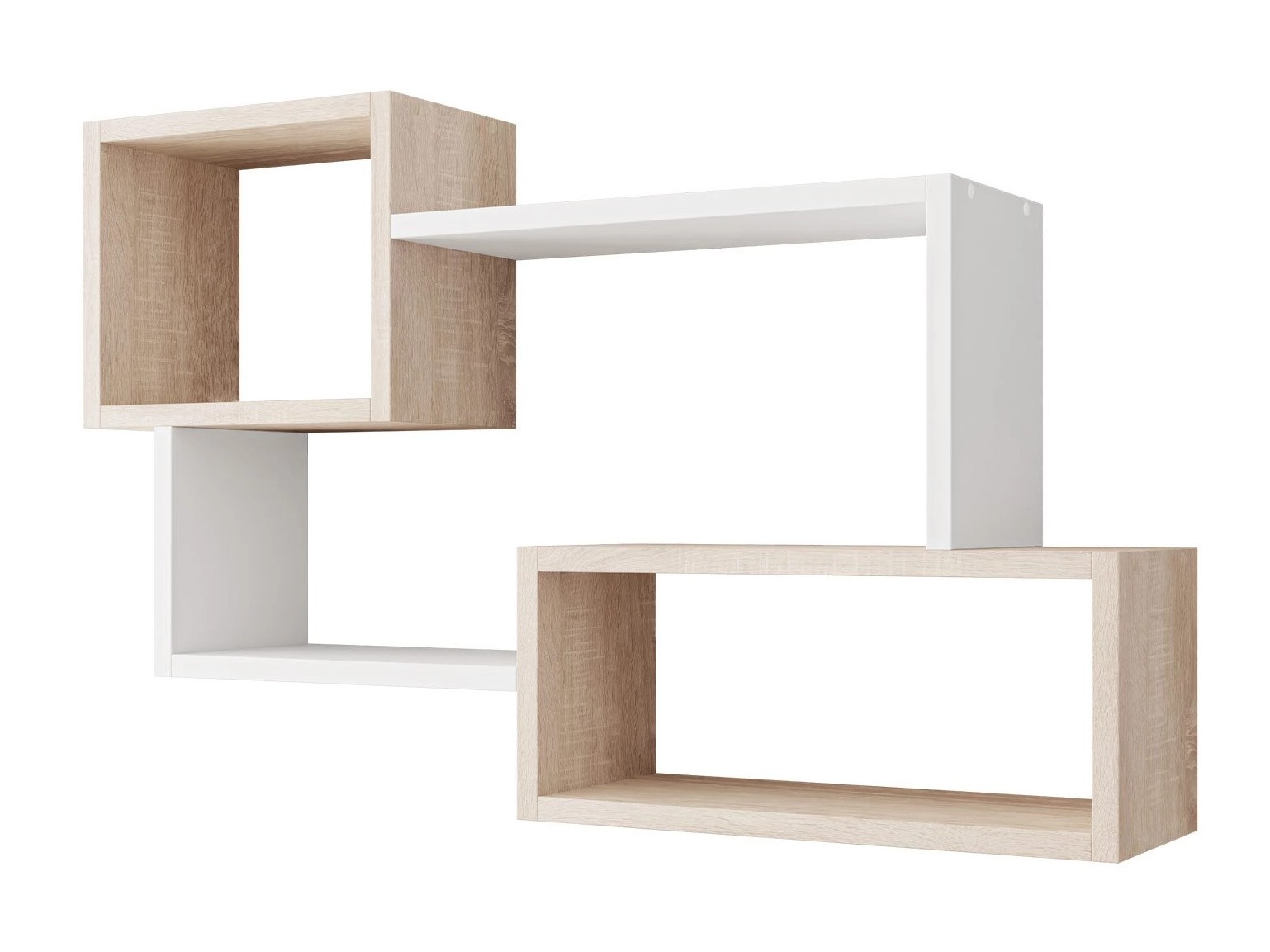 Wall shelf Sarasota 106 (Sonoma oak + White)