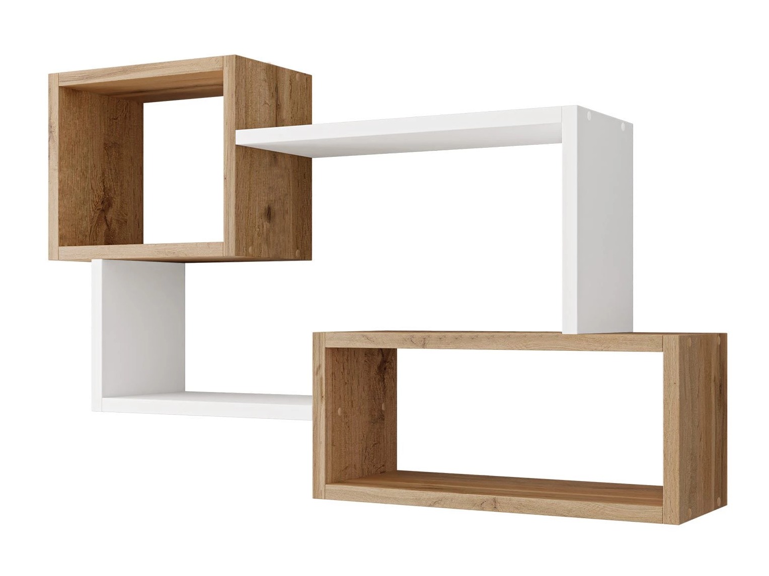 Wall shelf Sarasota 106 (Wotan Oak + White)
