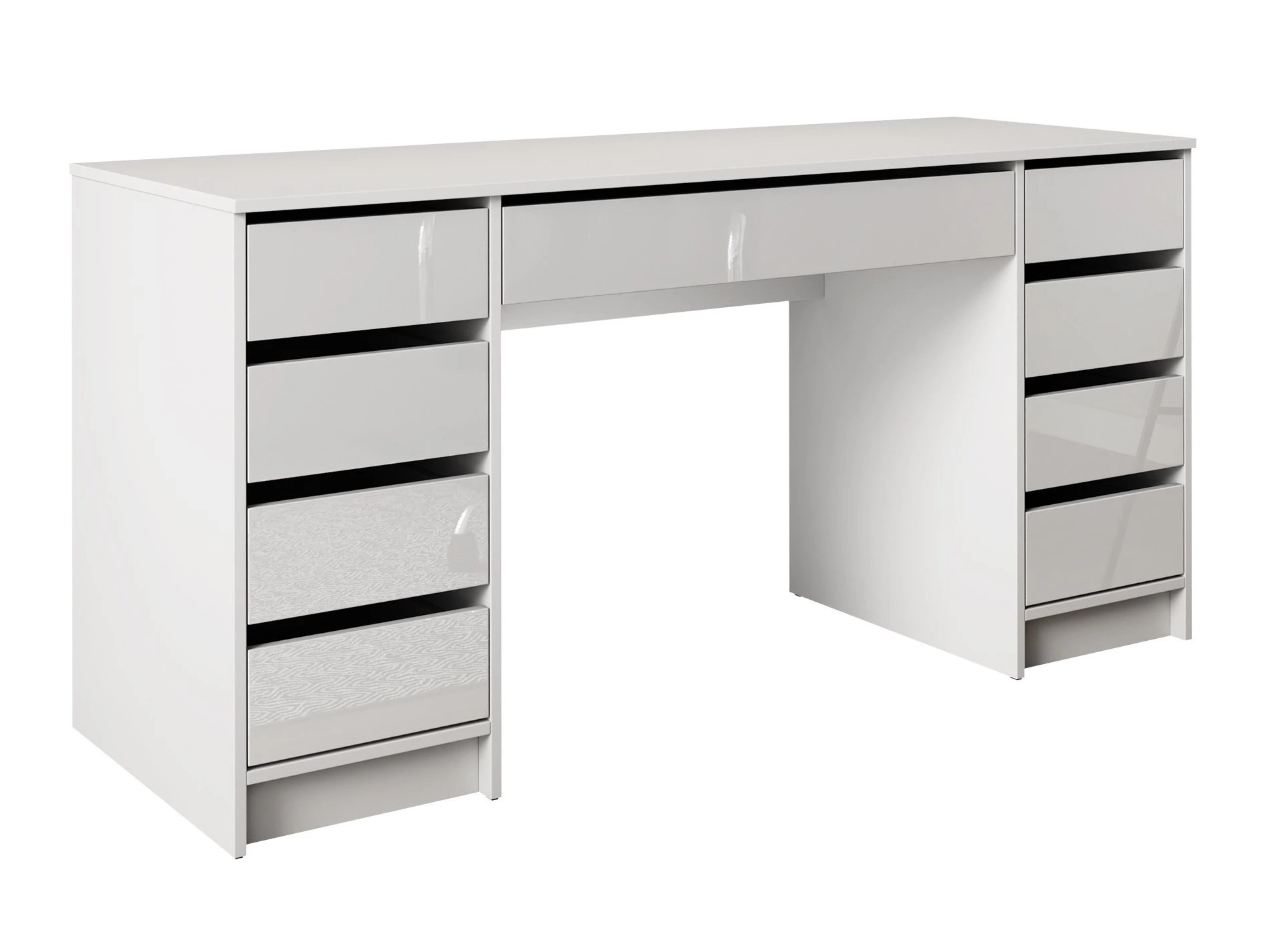 Desk Comfivo 401 (Glossy white + White)