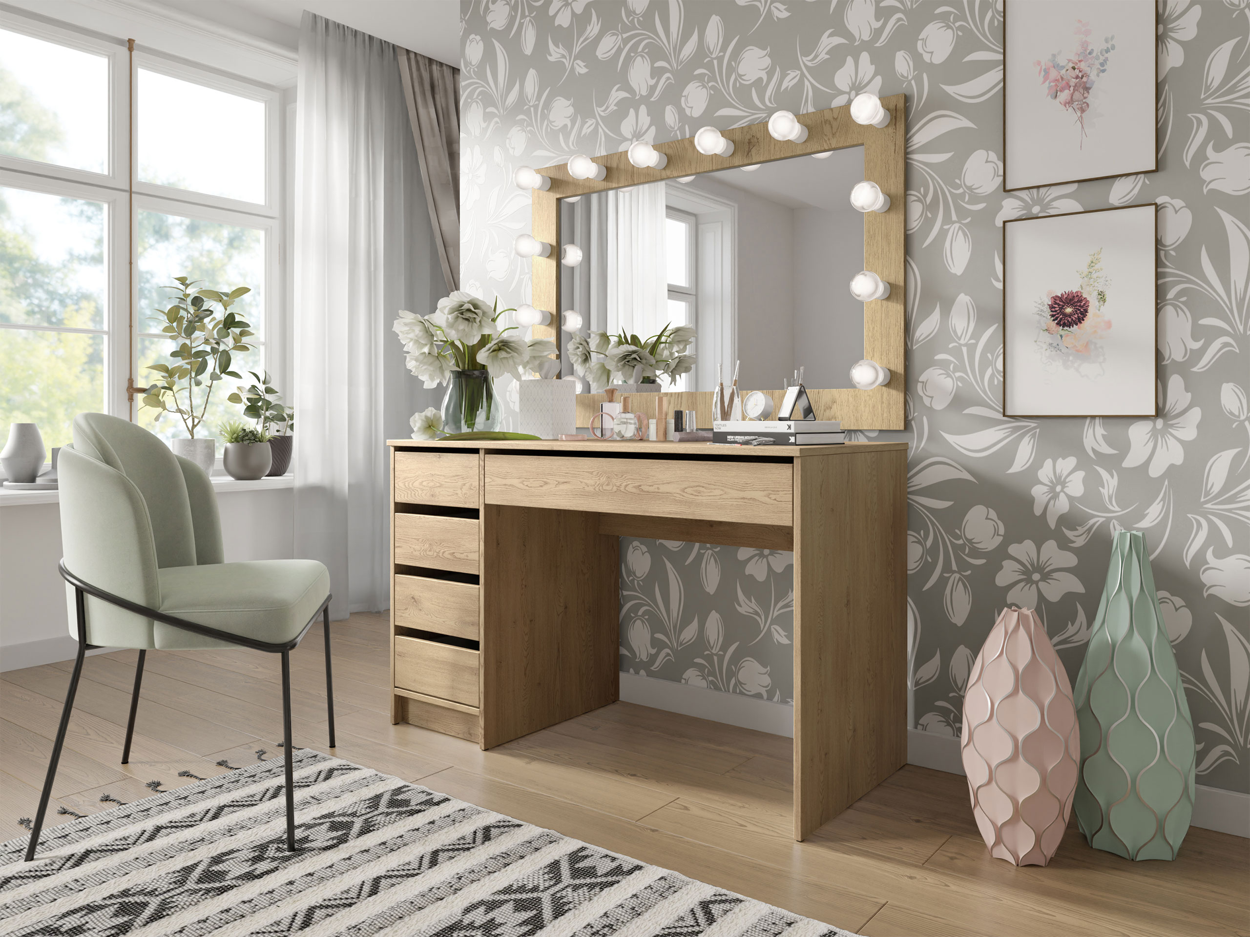 Desk Comfivo Terros I (Oak)