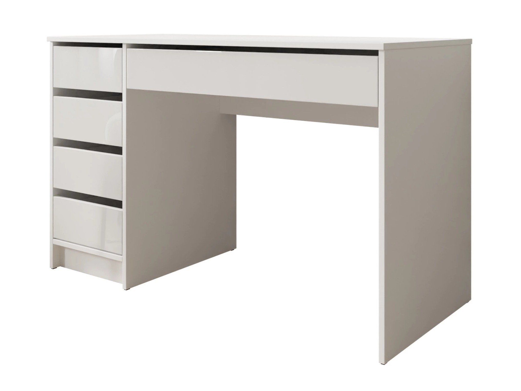 Desk Comfivo Terros I (White + Glossy white)
