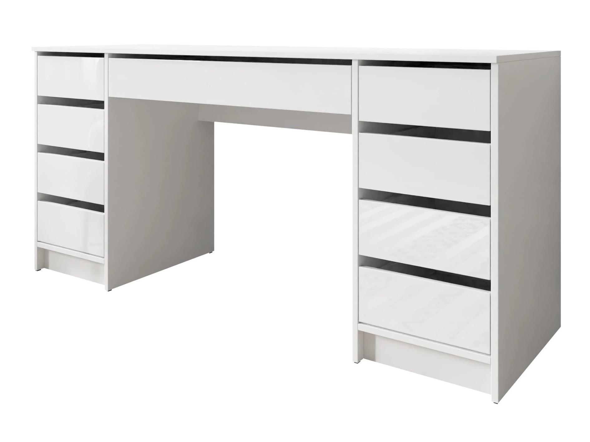 Desk Comfivo Terros II (Glossy white + White)