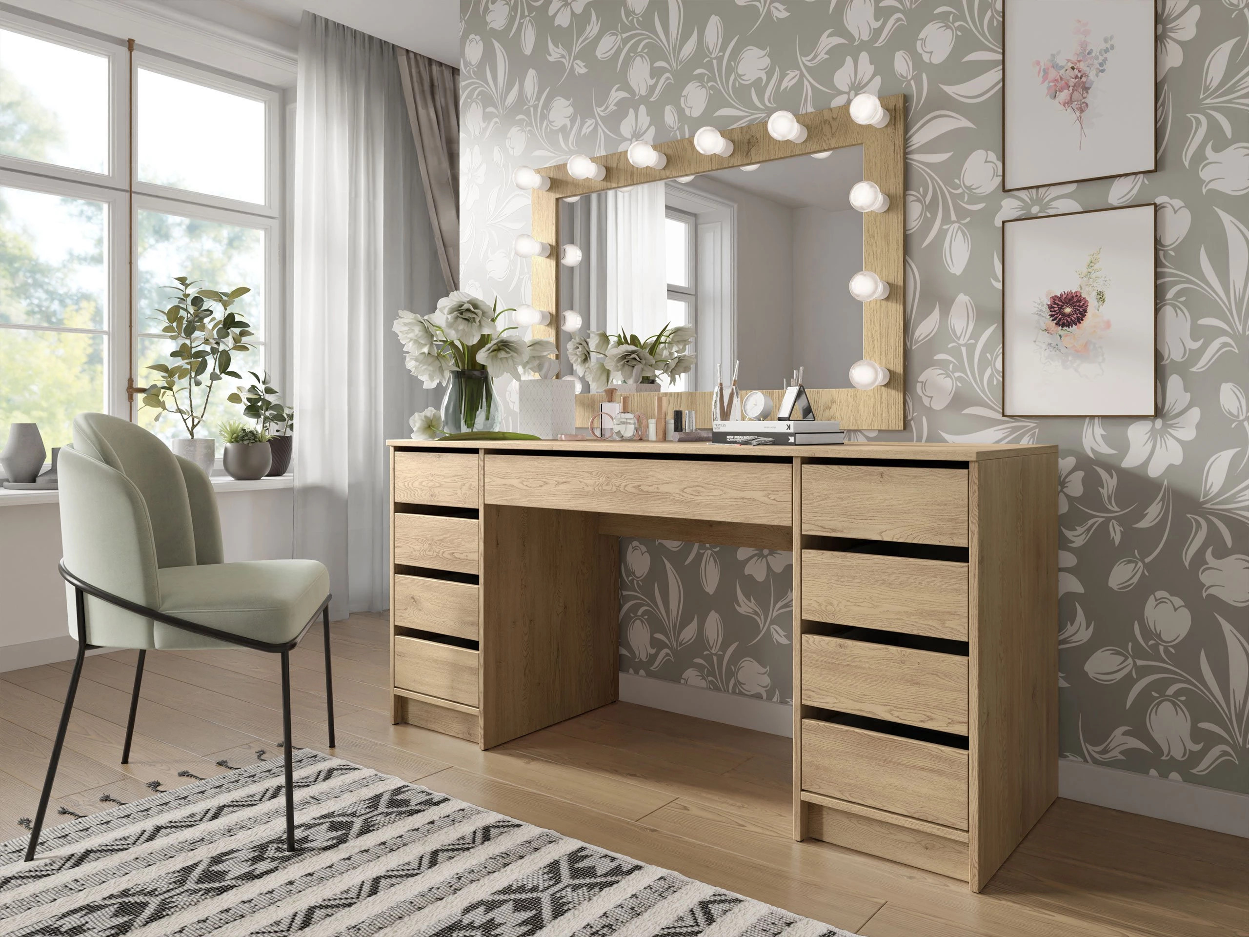 Desk Comfivo Terros II (Oak)
