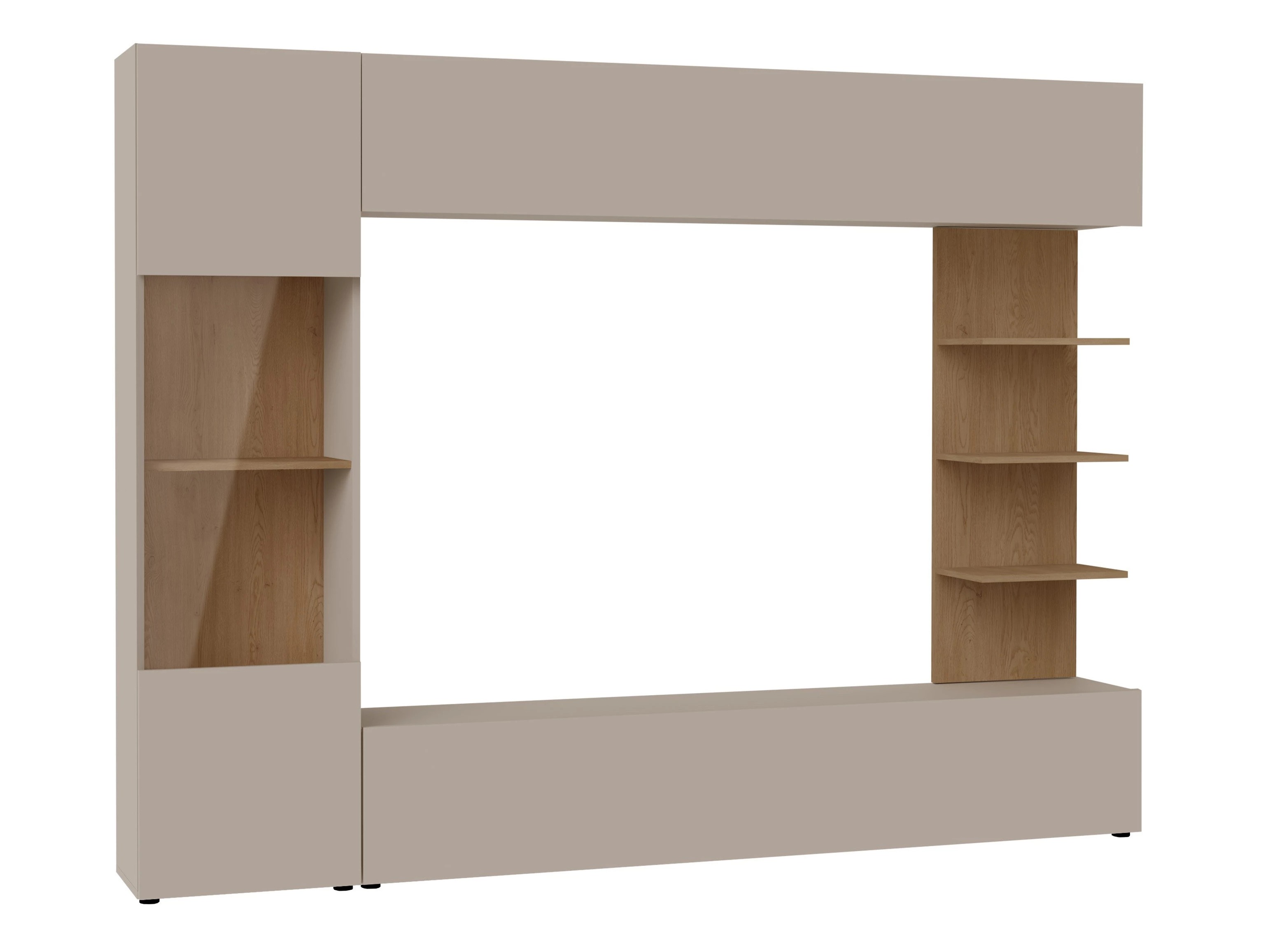 Living room set Comfivo 210 (Cashmere + Oak)