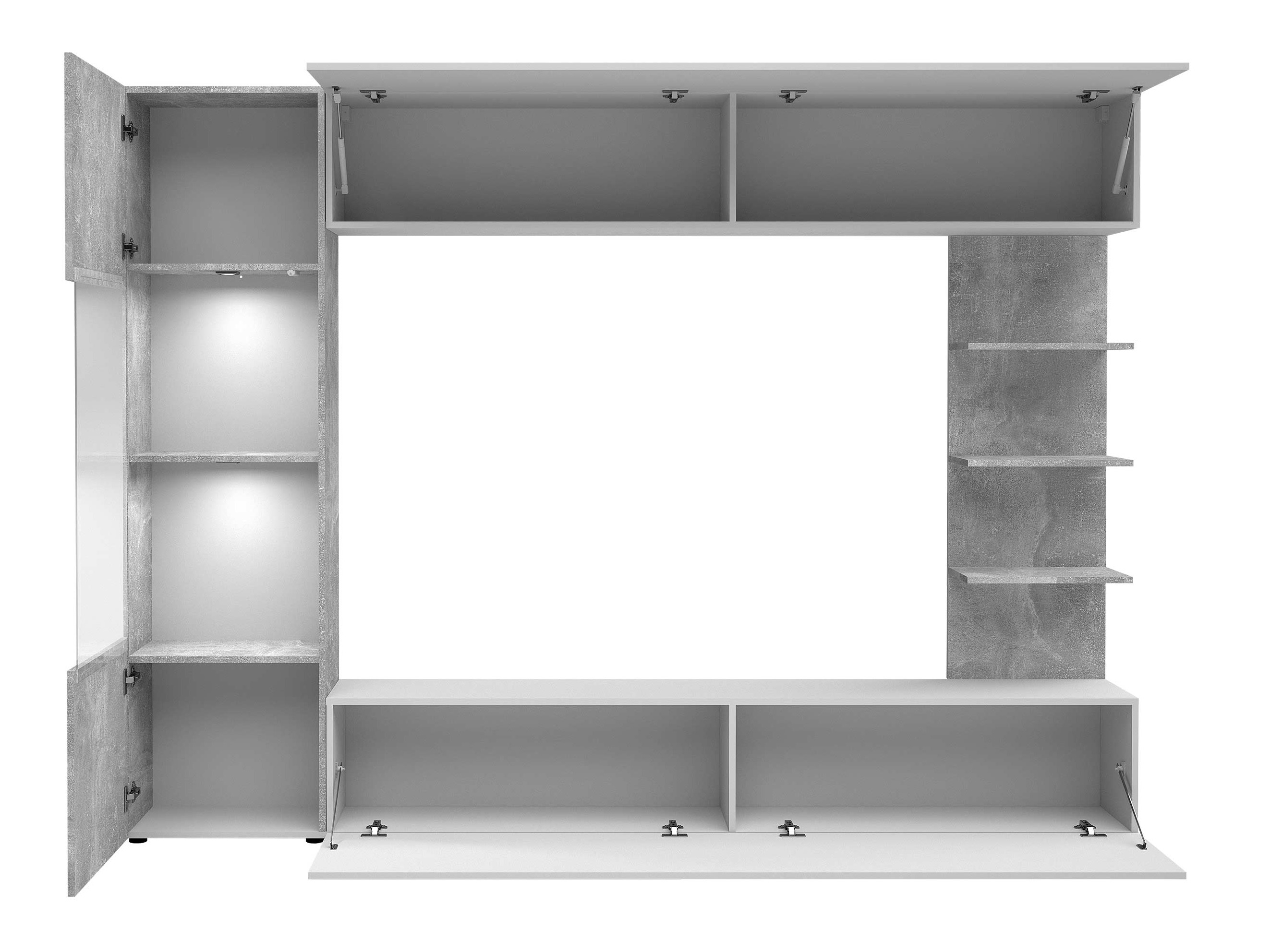 Living room set Comfivo Animus (Cashmere + Oak)