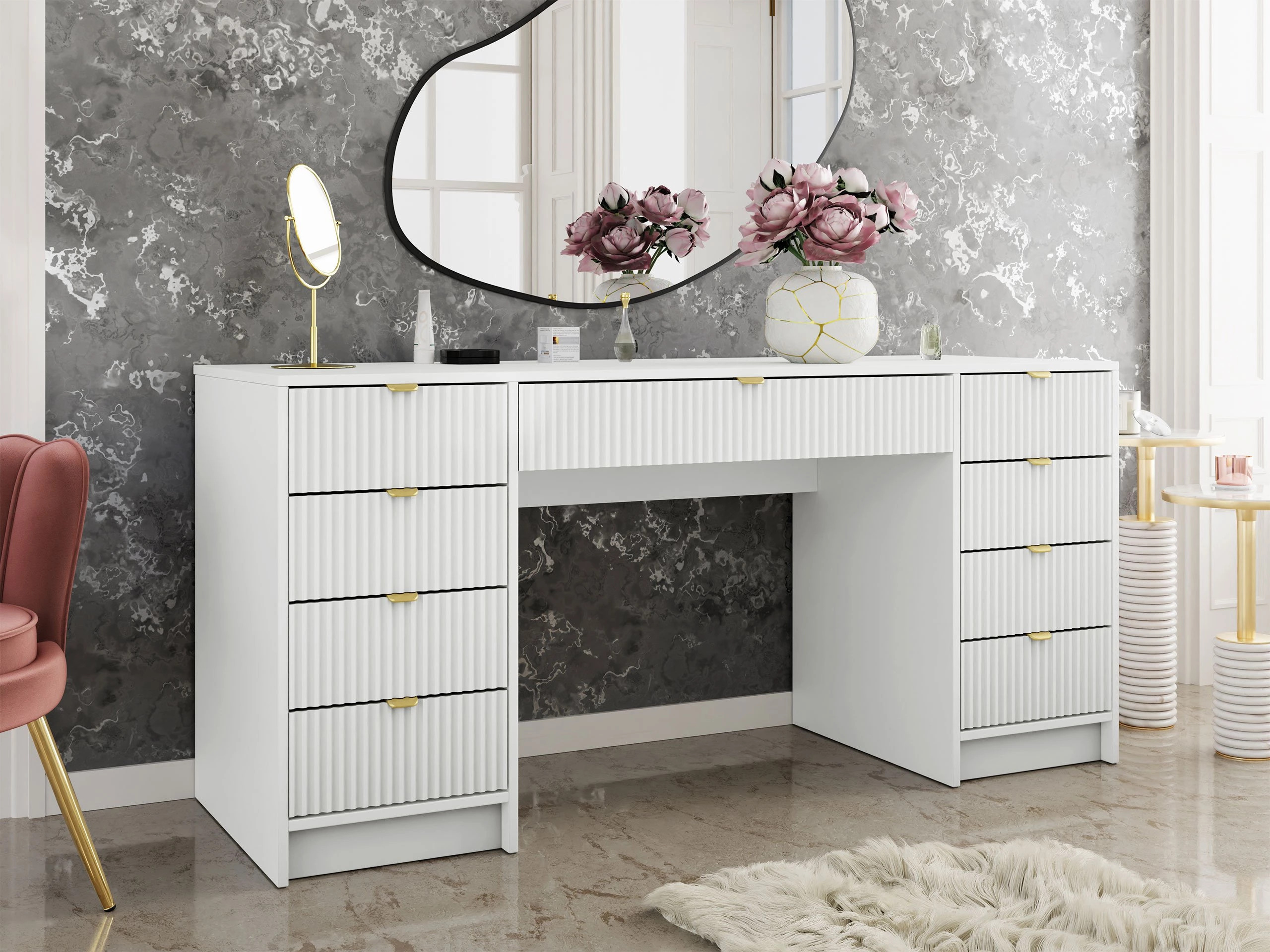 Desk Comfivo Papilio I (White)
