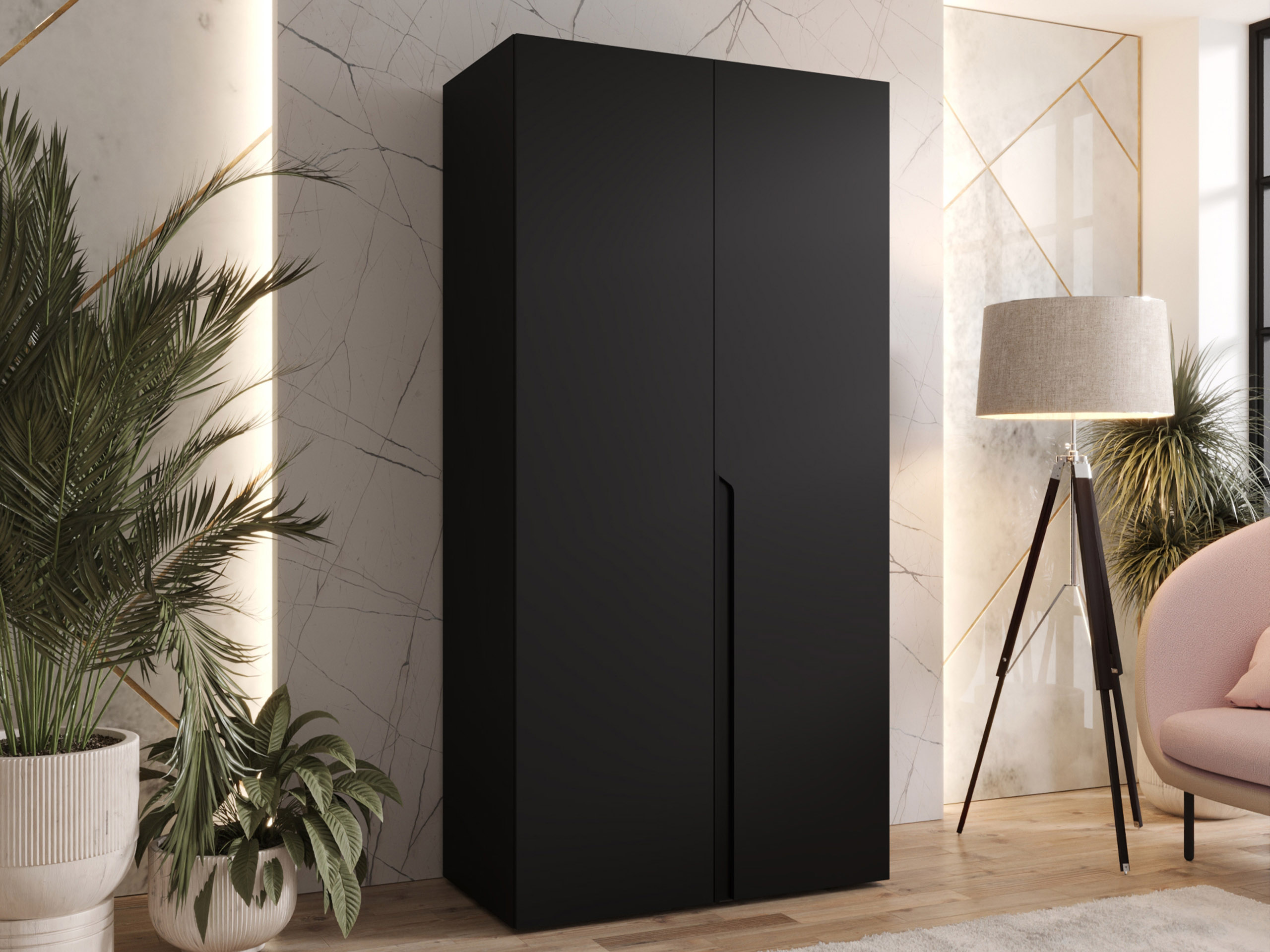 Wardrobe Hartford 579 (Black)