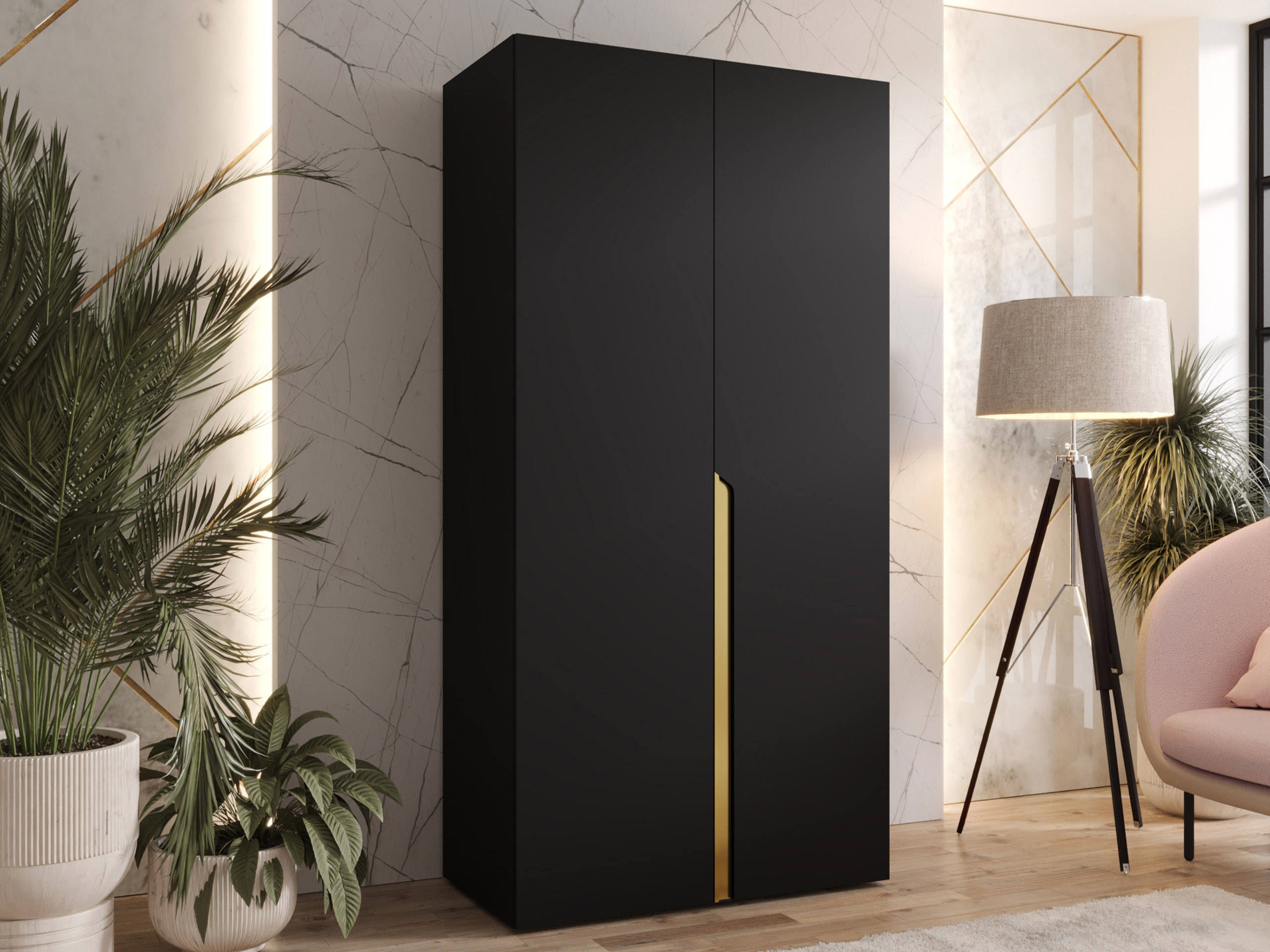 Wardrobe Hartford 579 (Black)