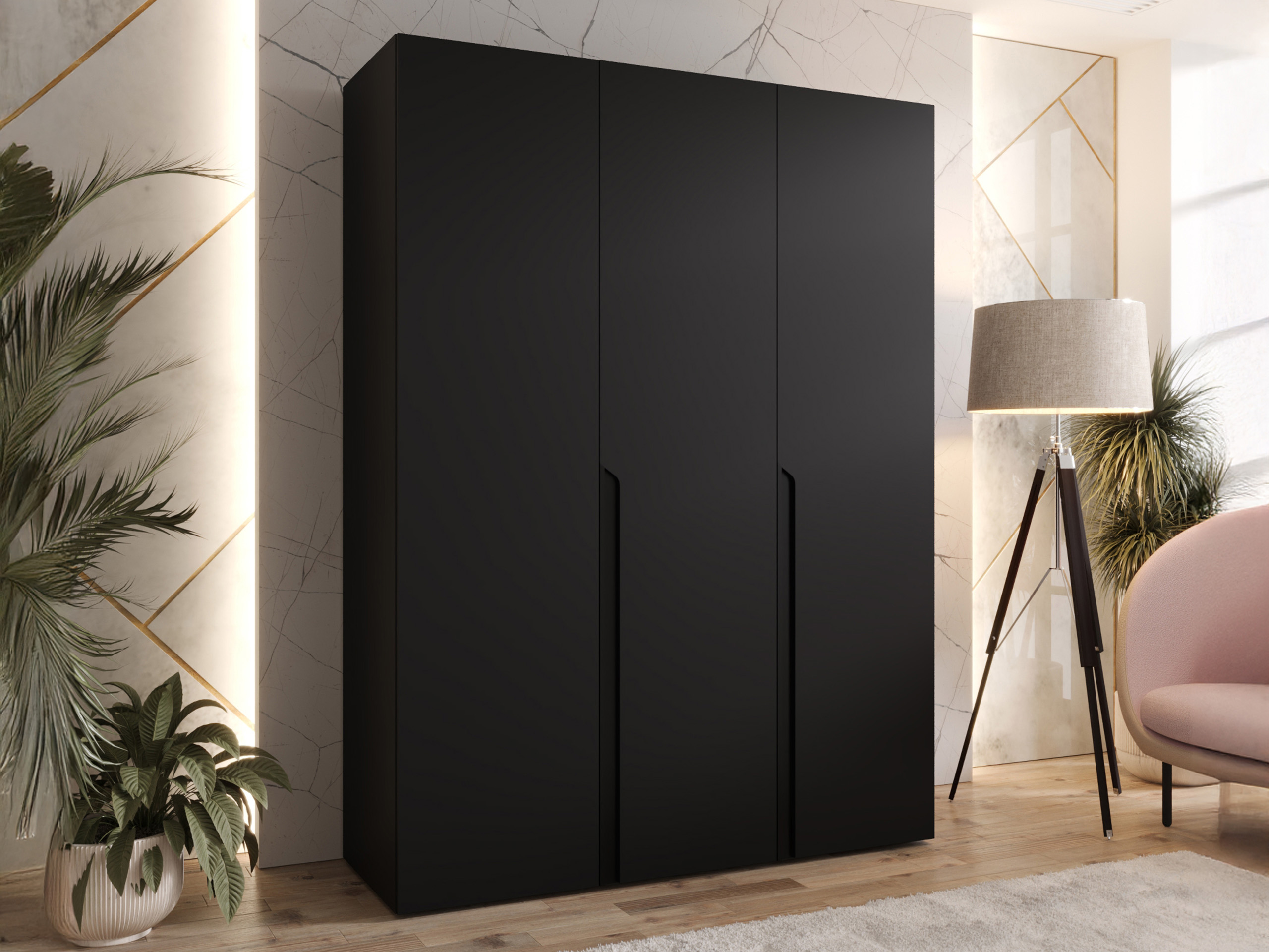 Wardrobe Hartford 580 (Black)