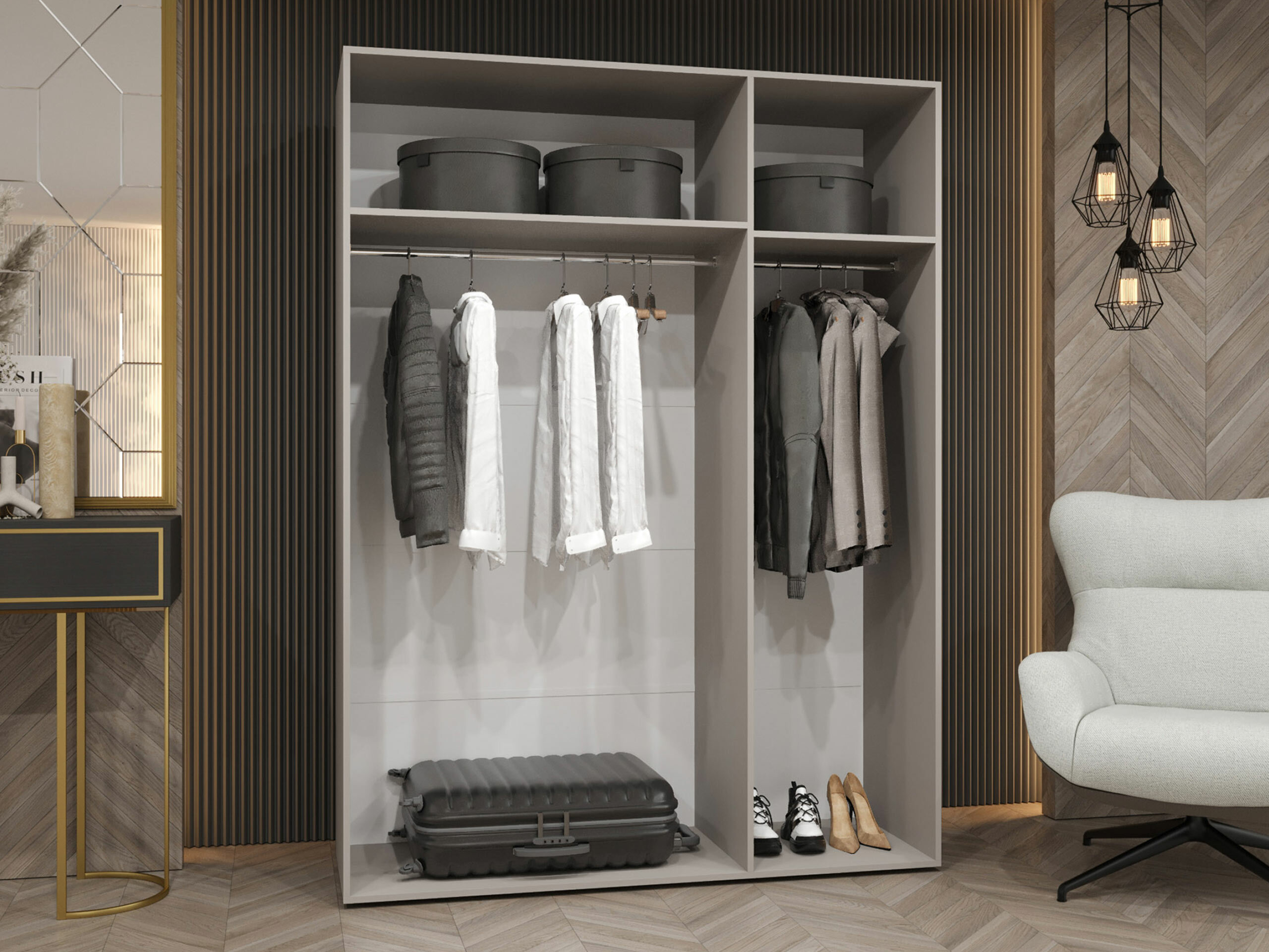 Wardrobe Hartford 580 (Cashmere)