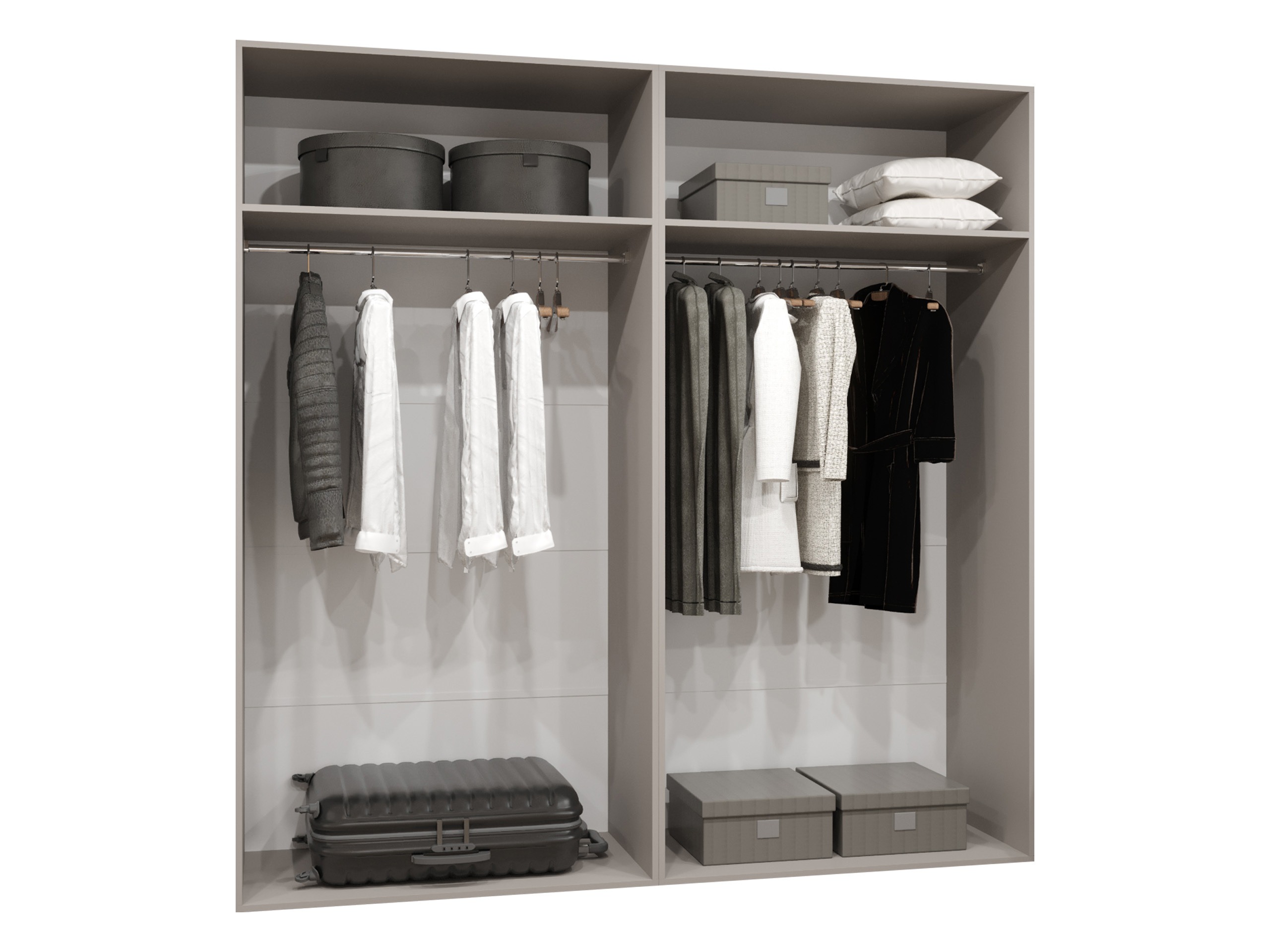 Wardrobe Hartford 581 (Black)