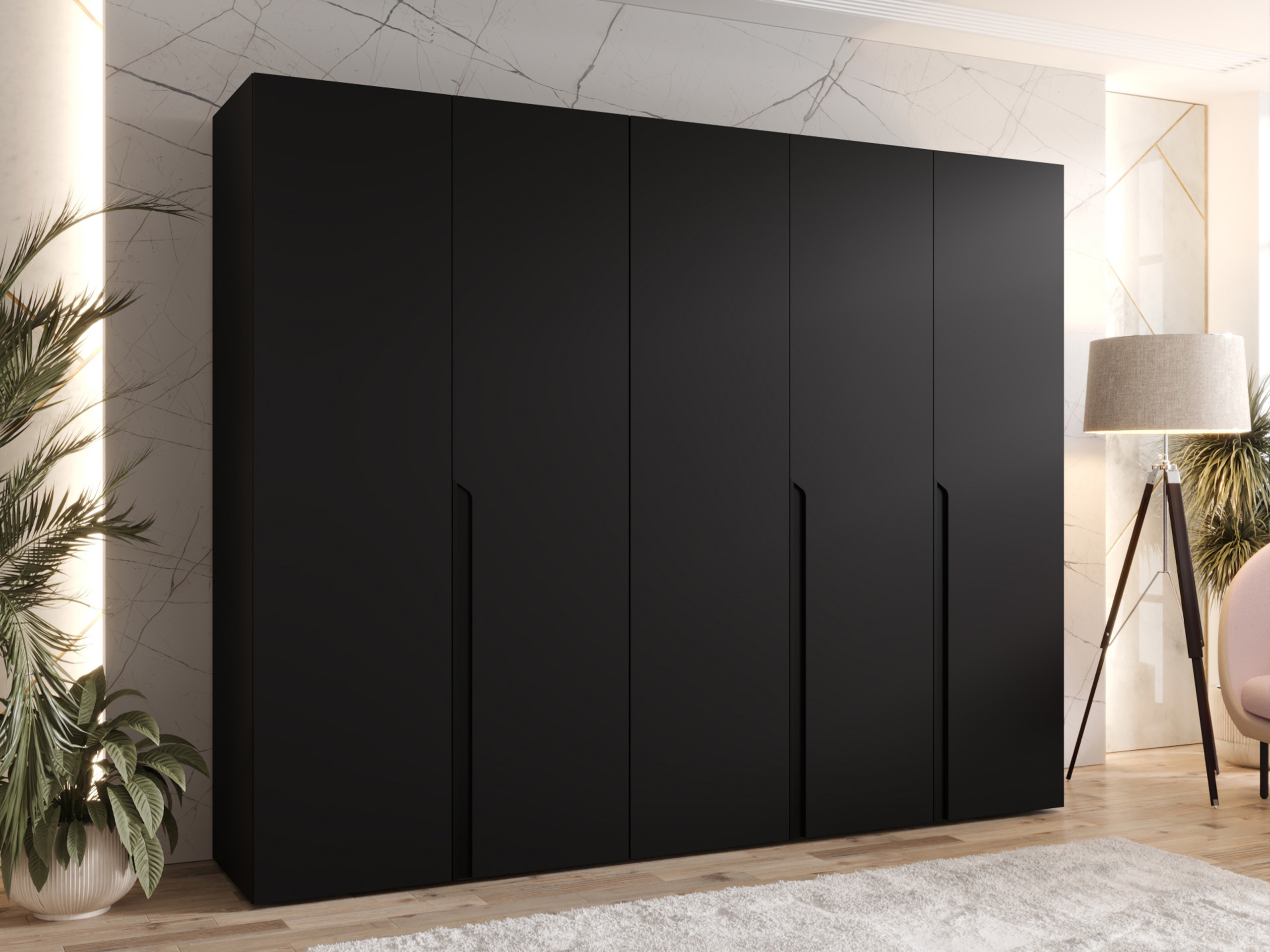 Wardrobe Hartford 582 (Black)