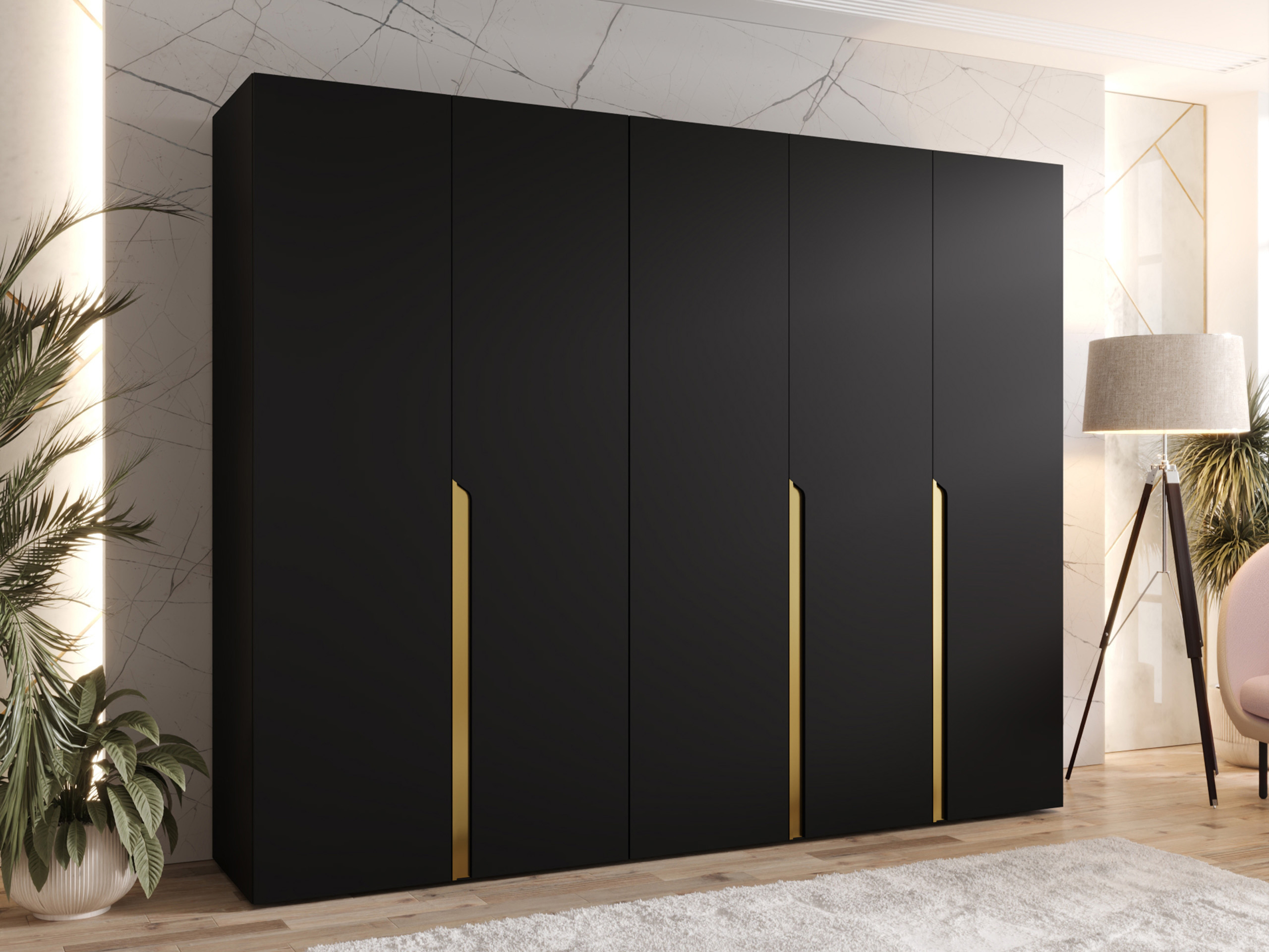 Wardrobe Hartford 582 (Black)