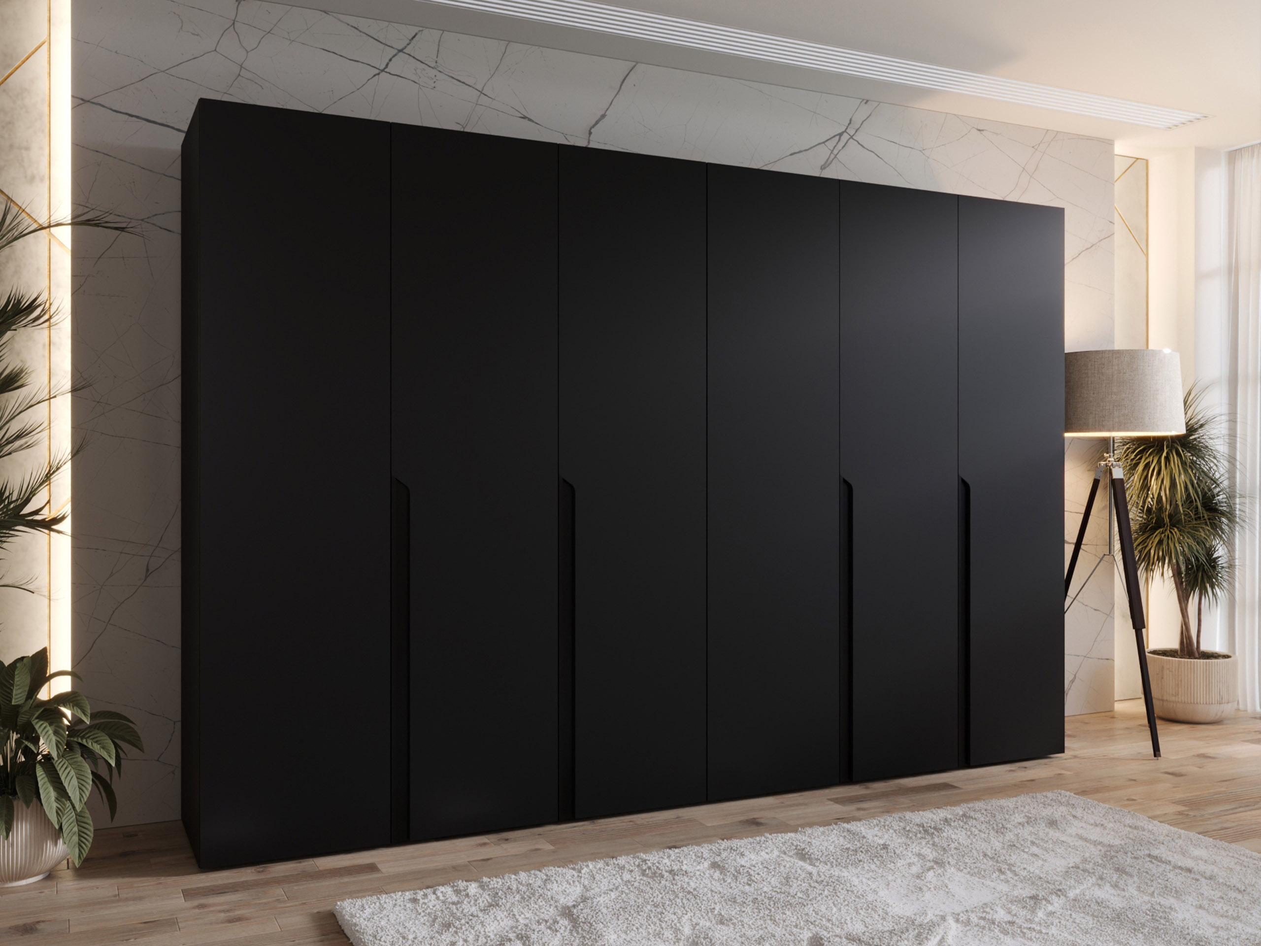Wardrobe Hartford 583 (Black)