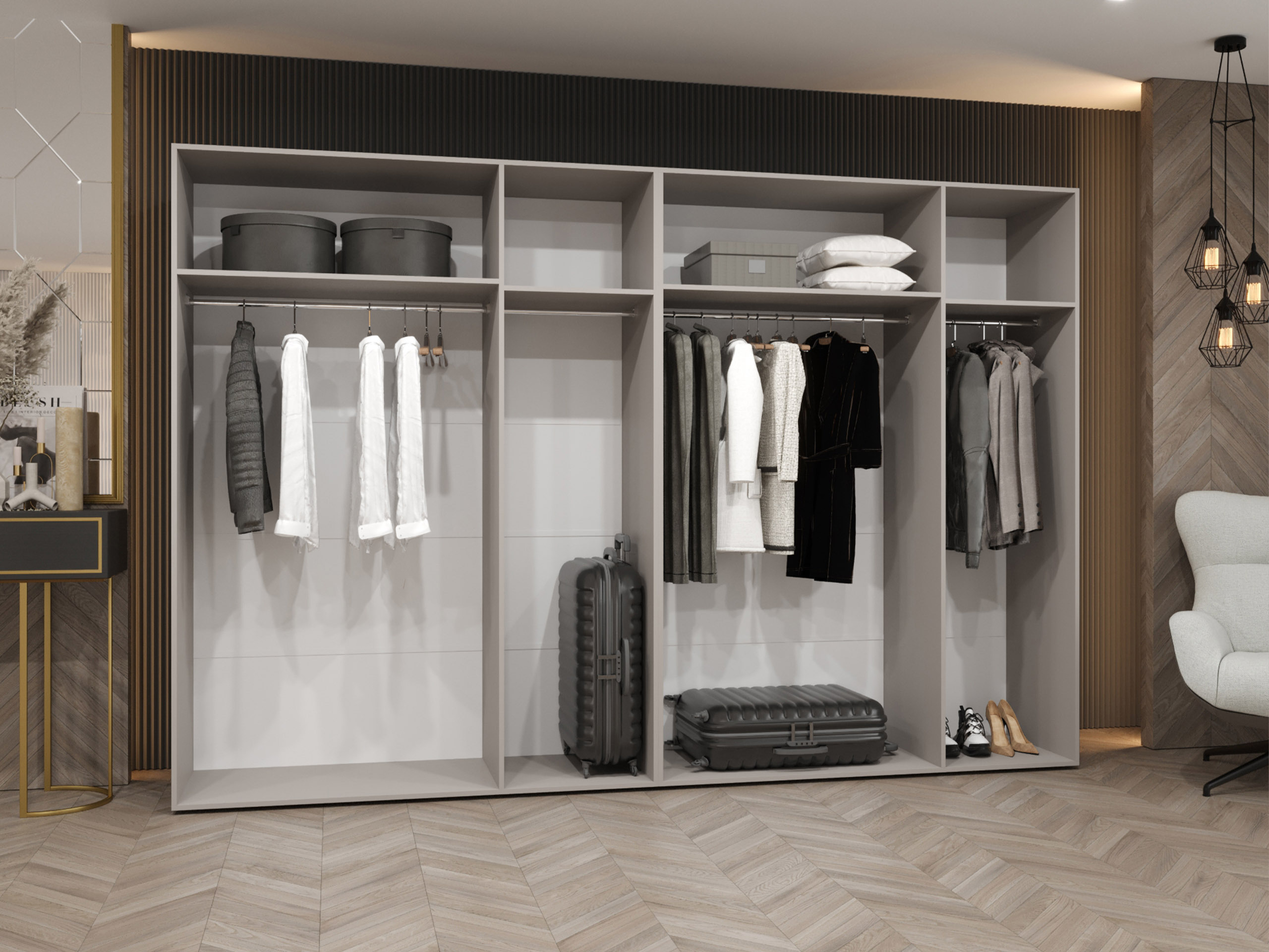 Wardrobe Hartford 583 (Black)
