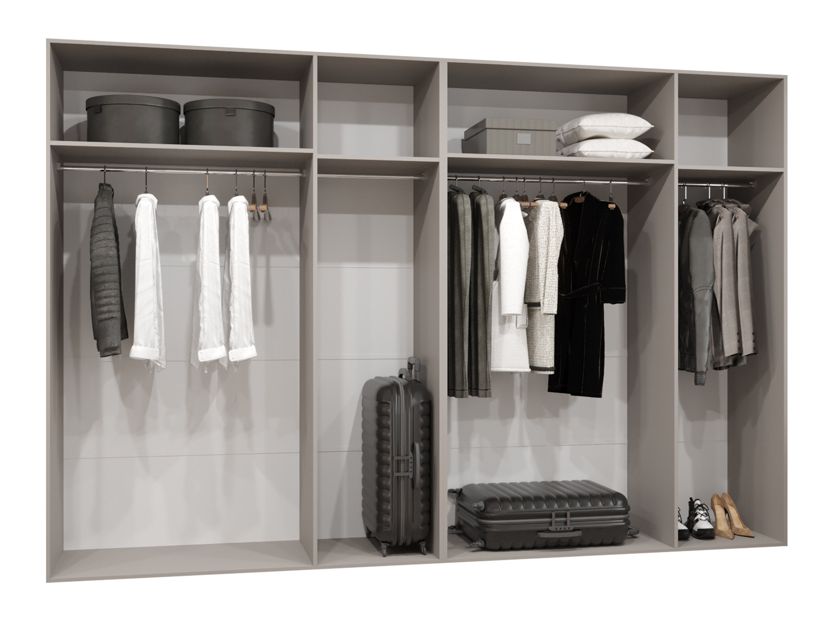 Wardrobe Hartford 583 (Black)