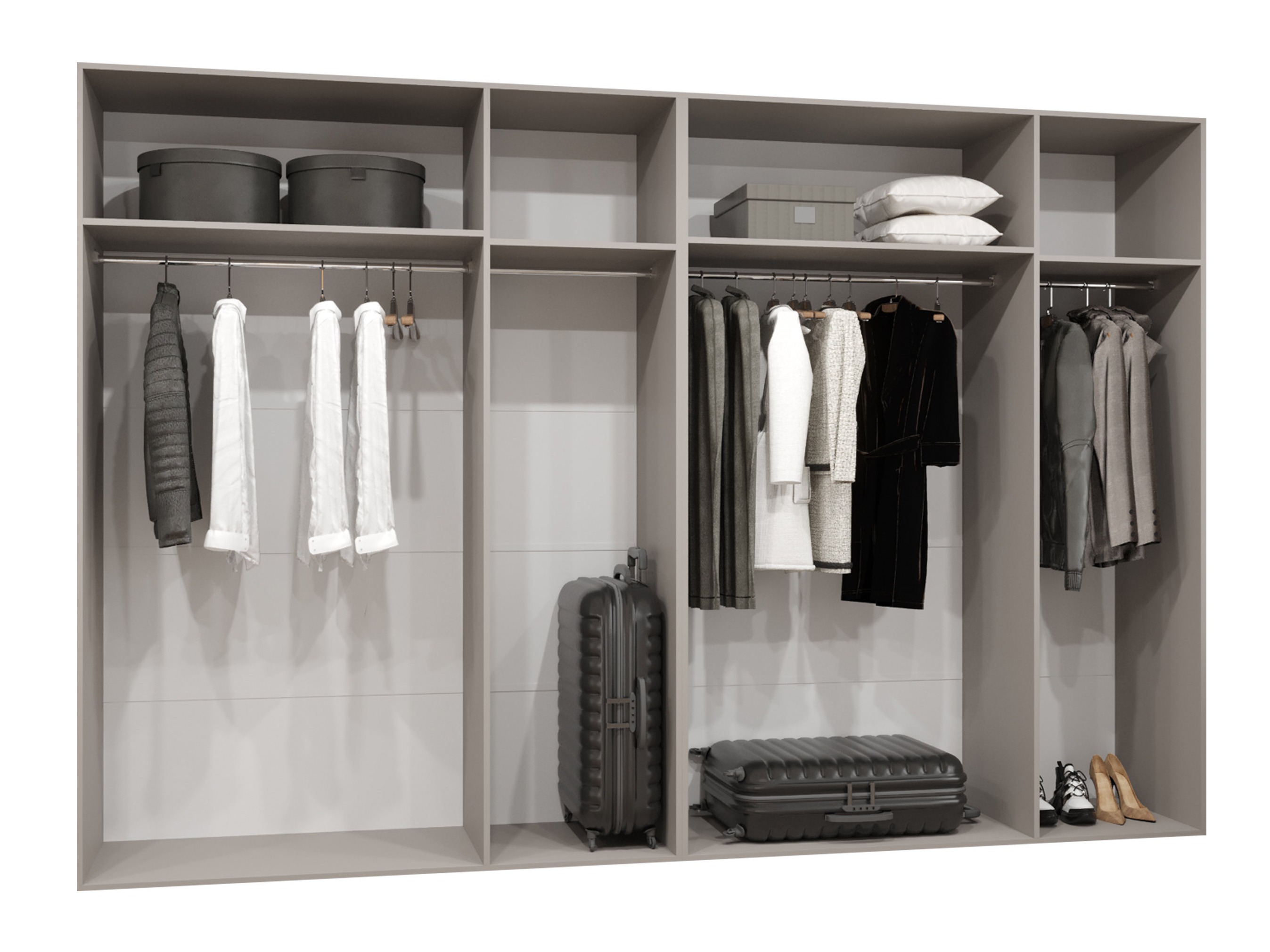 Wardrobe Hartford 583 (White)