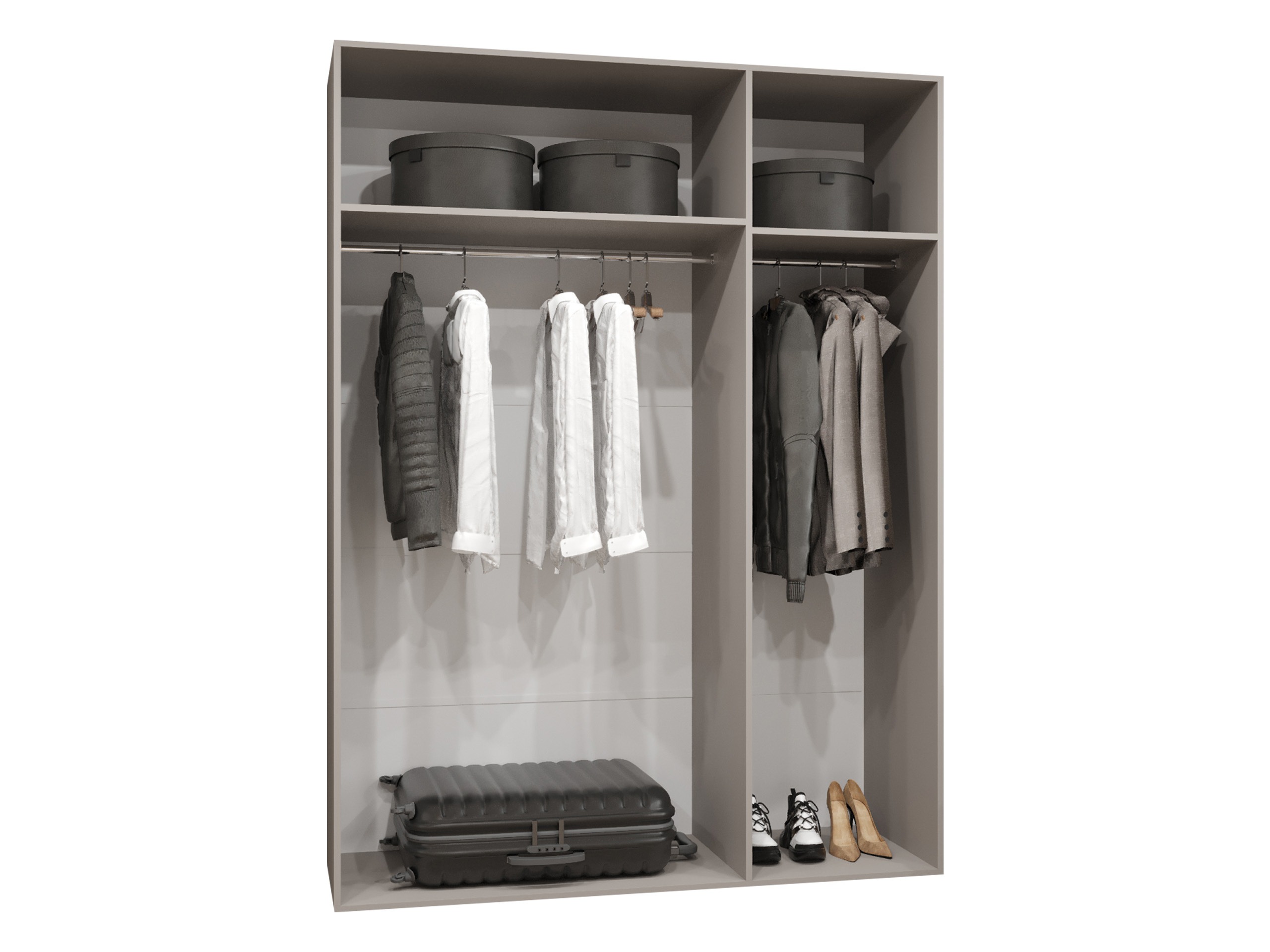 Wardrobe Hartford 585 (Black)