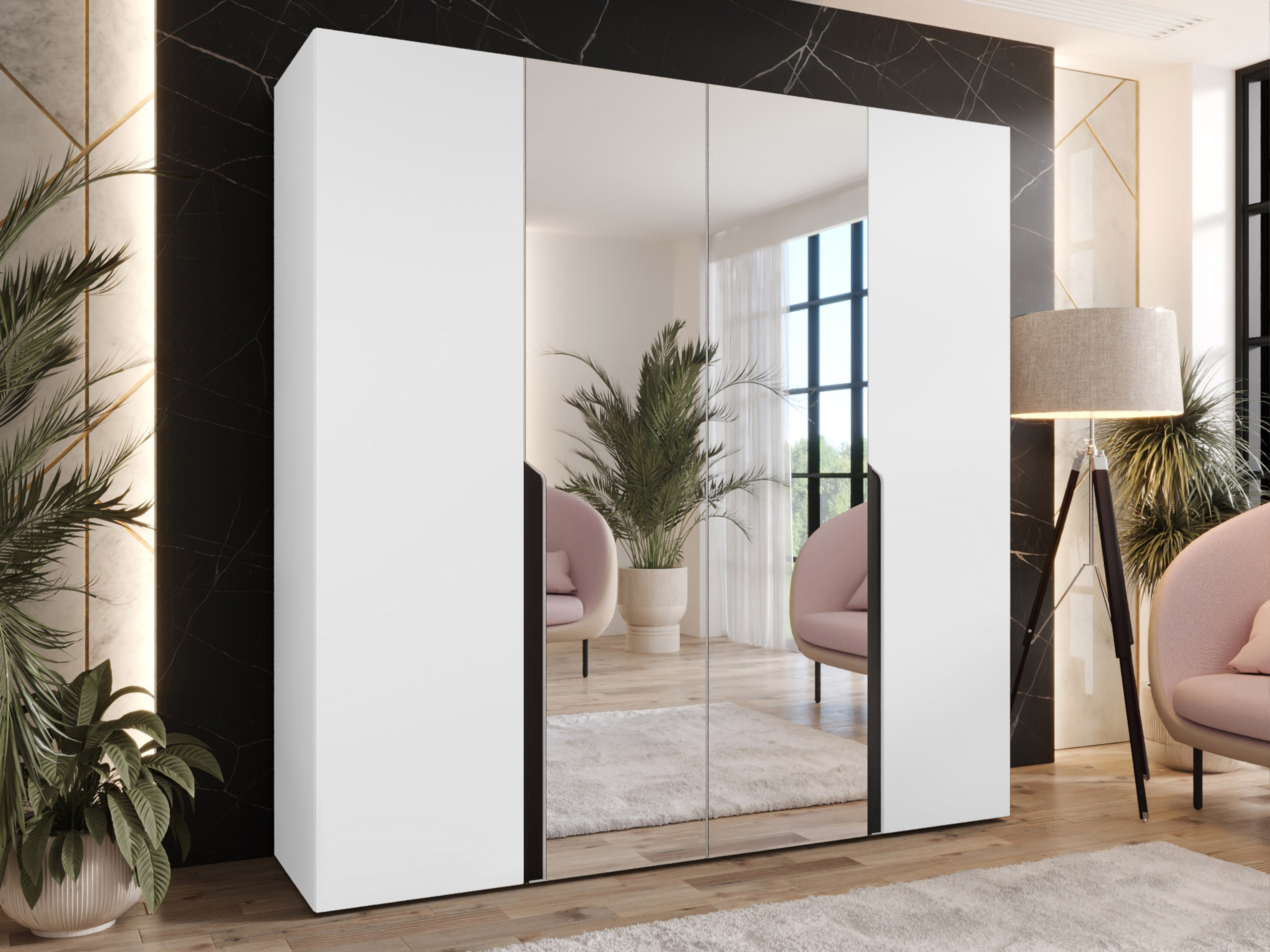 Wardrobe Hartford 586 (White)