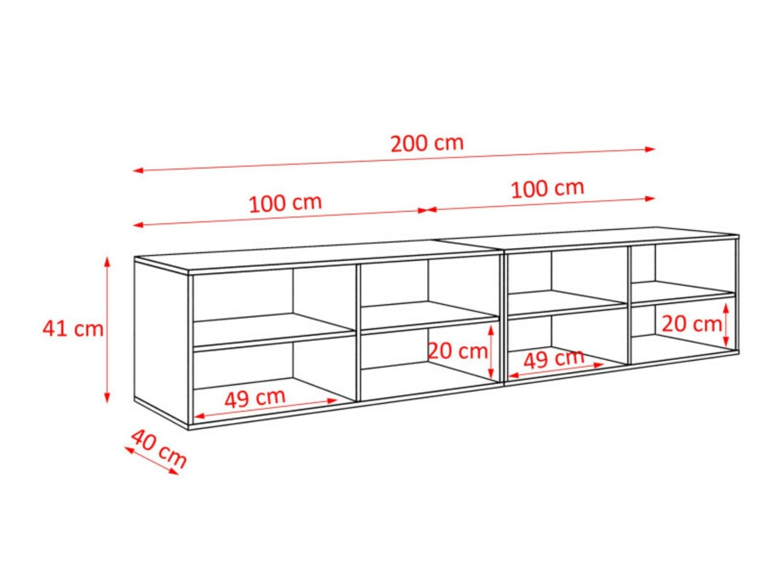 TV stand Arecibo 110