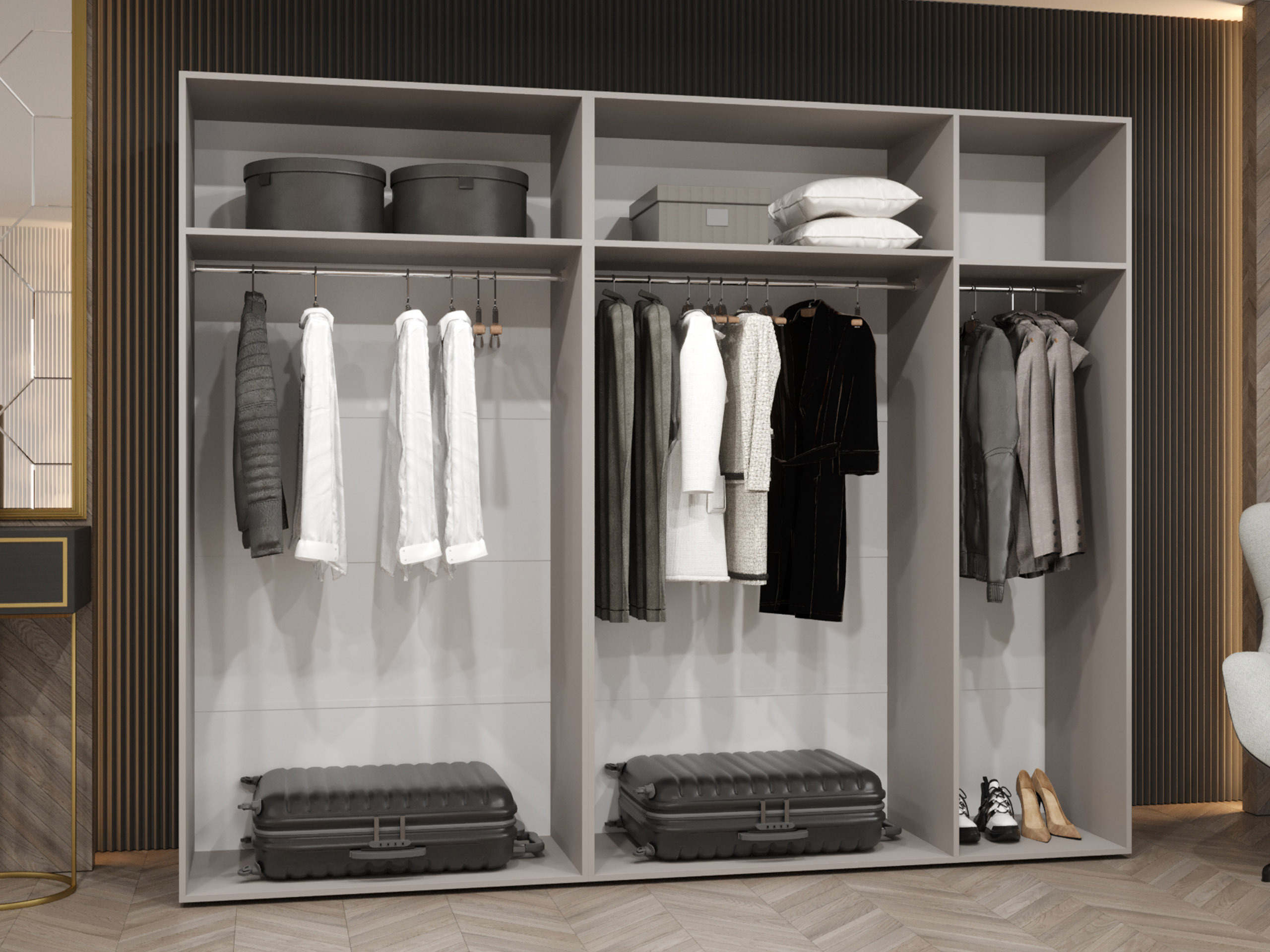 Wardrobe Hartford 587 (Black)
