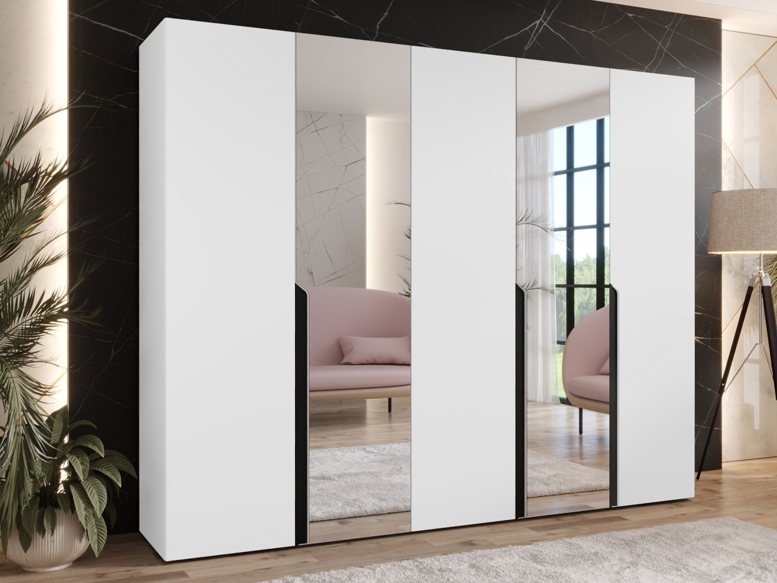 Wardrobe Hartford 587 (White)