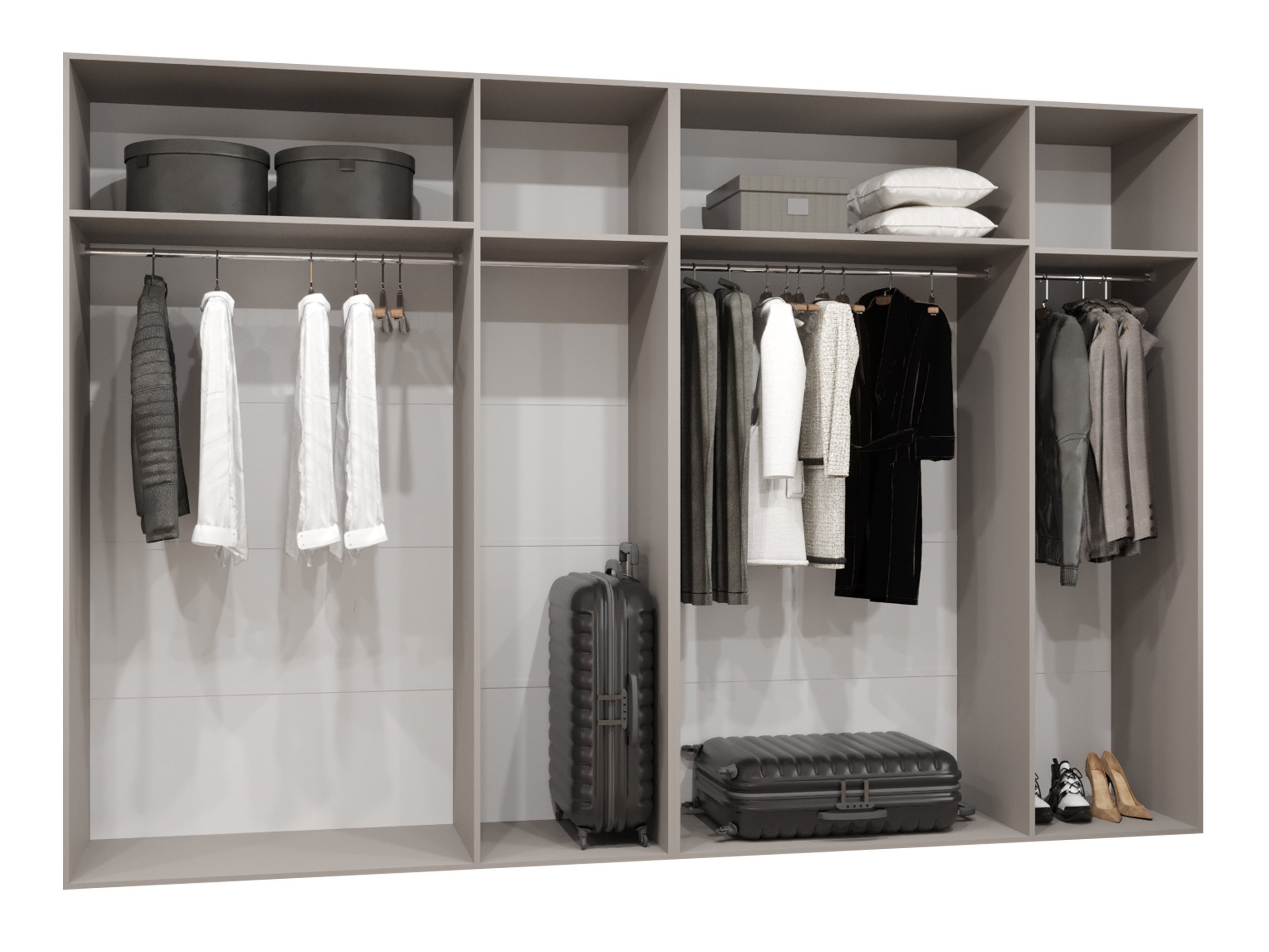 Wardrobe Hartford 588 (Black)