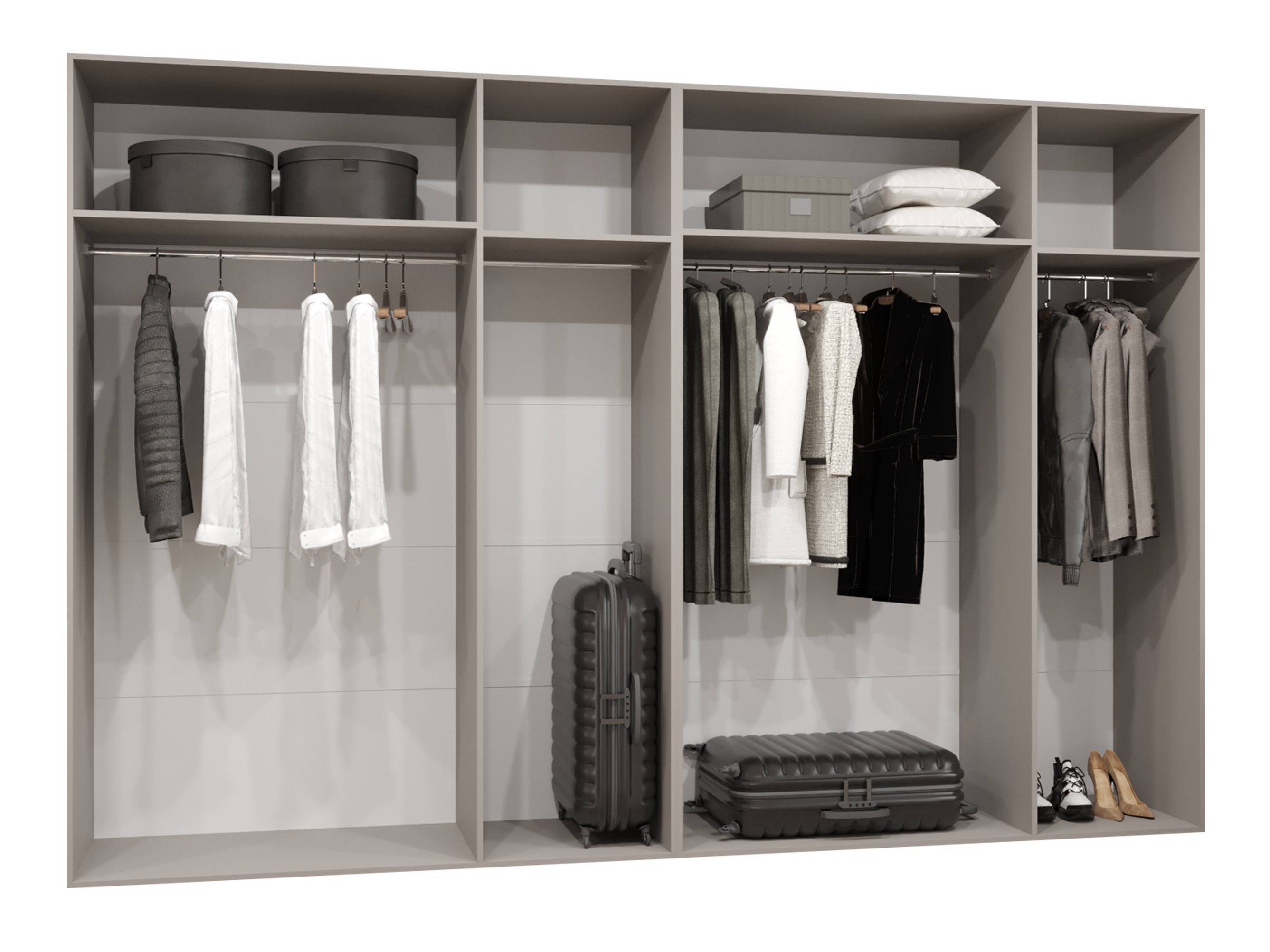 Wardrobe Hartford 588 (Black)