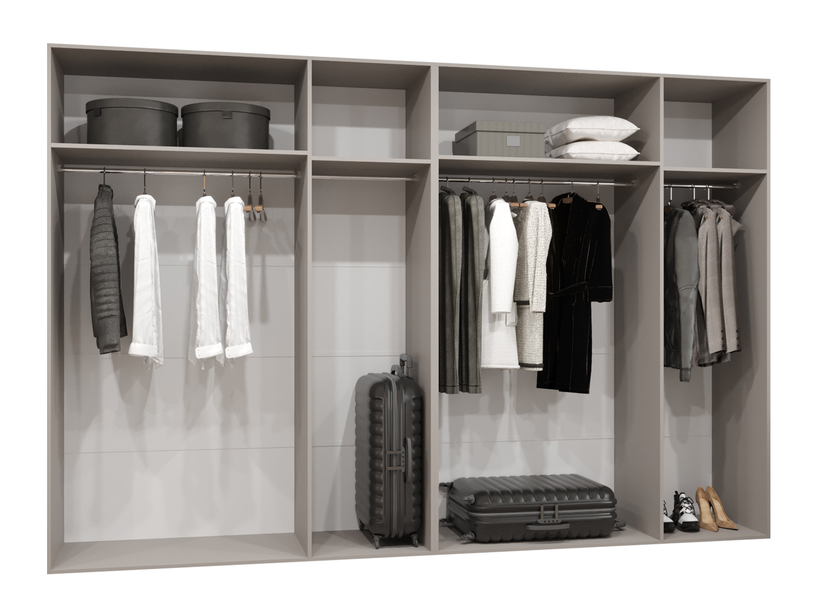 Wardrobe Hartford 588 (White)
