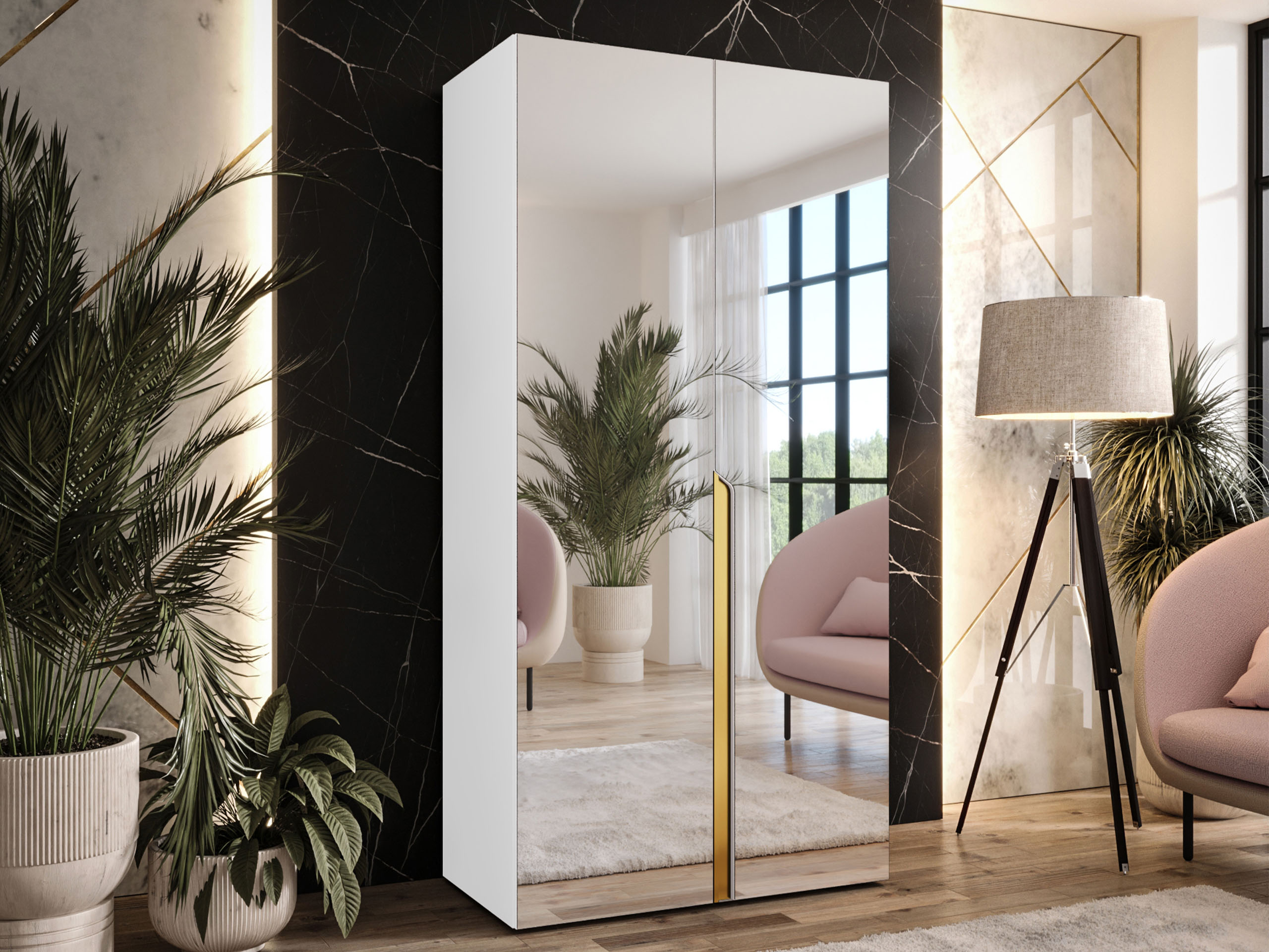 Wardrobe Hartford 589 (White)