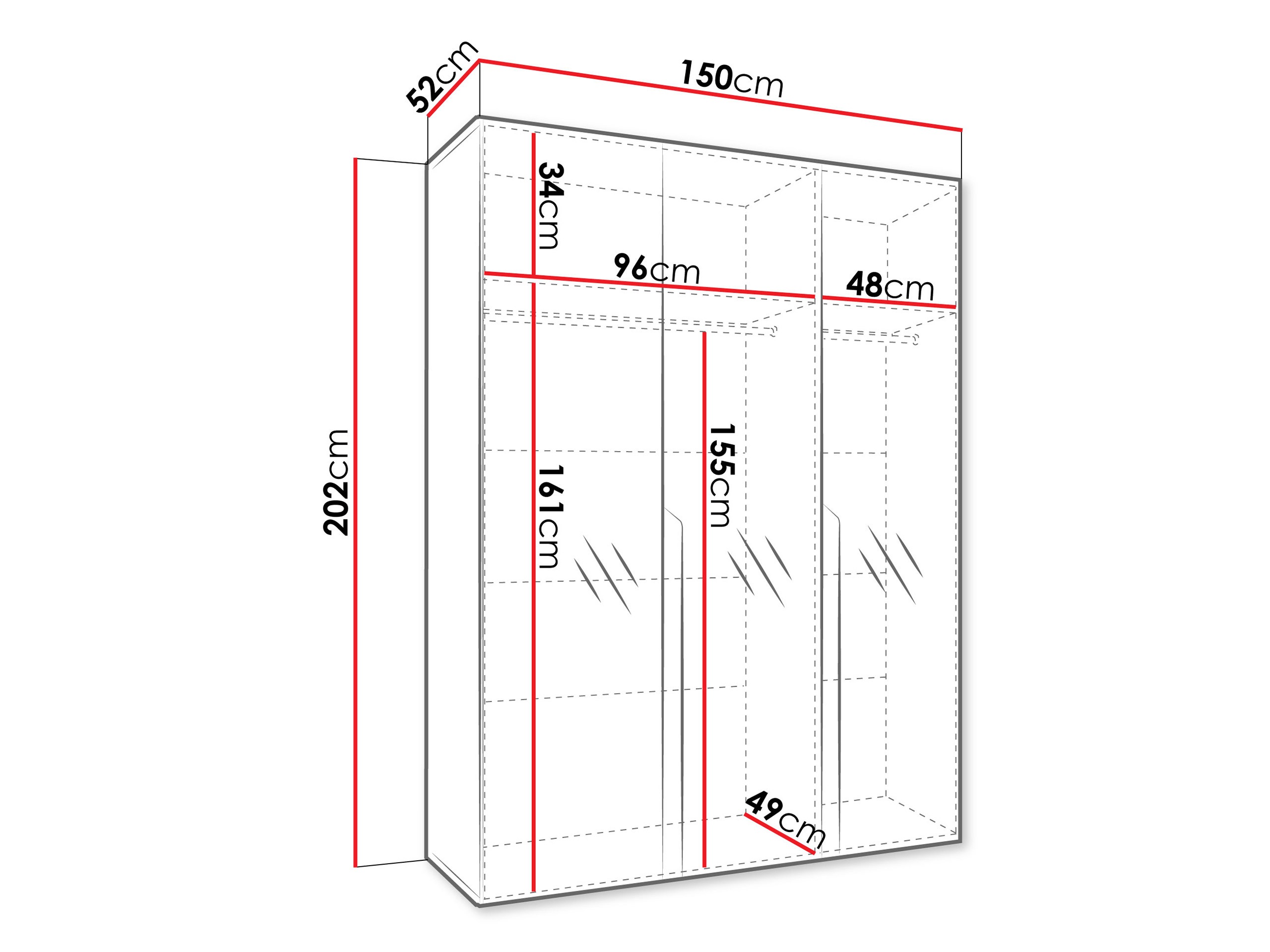 Wardrobe Hartford 590 (Cashmere)