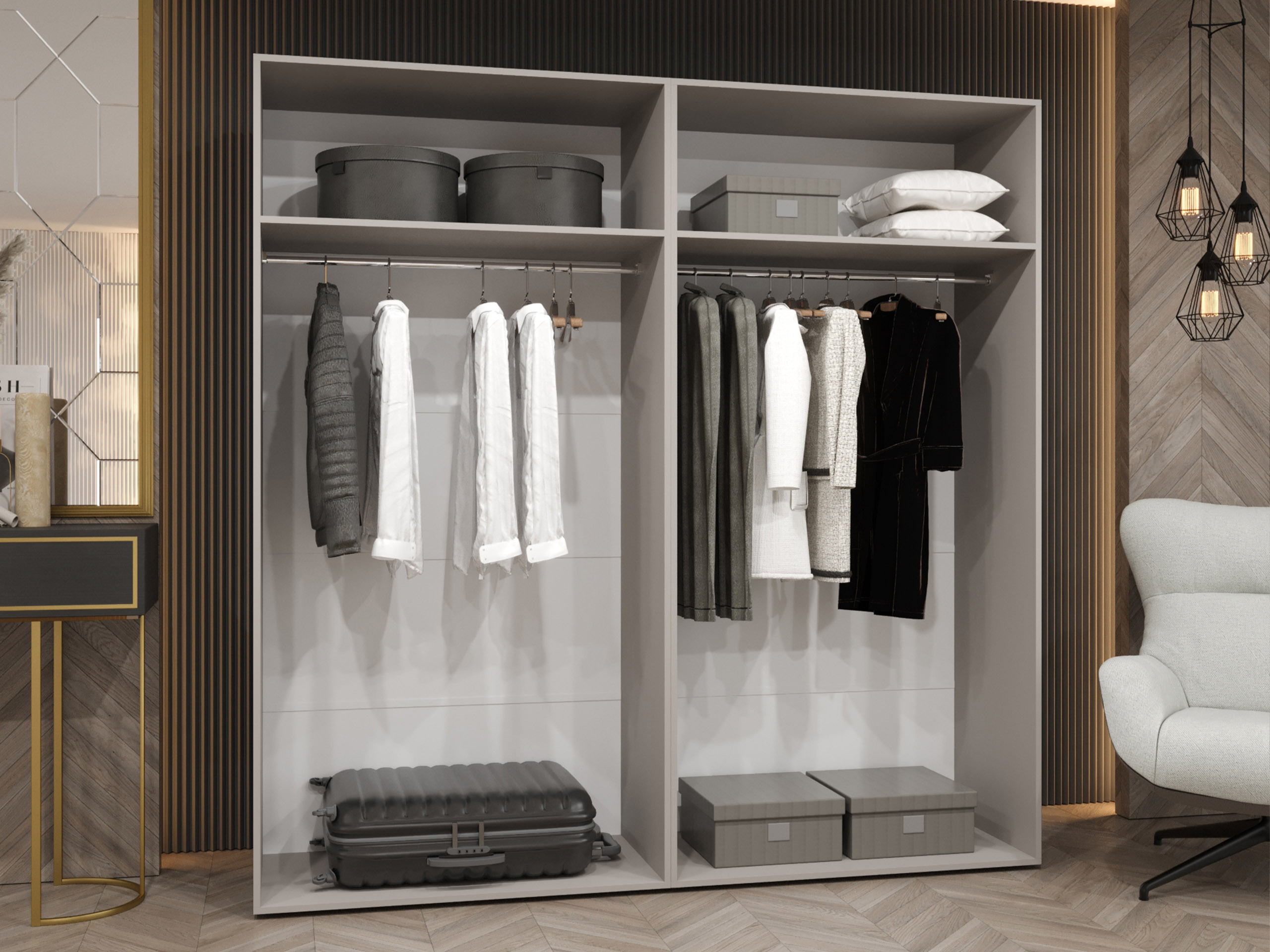 Wardrobe Hartford 591 (White)