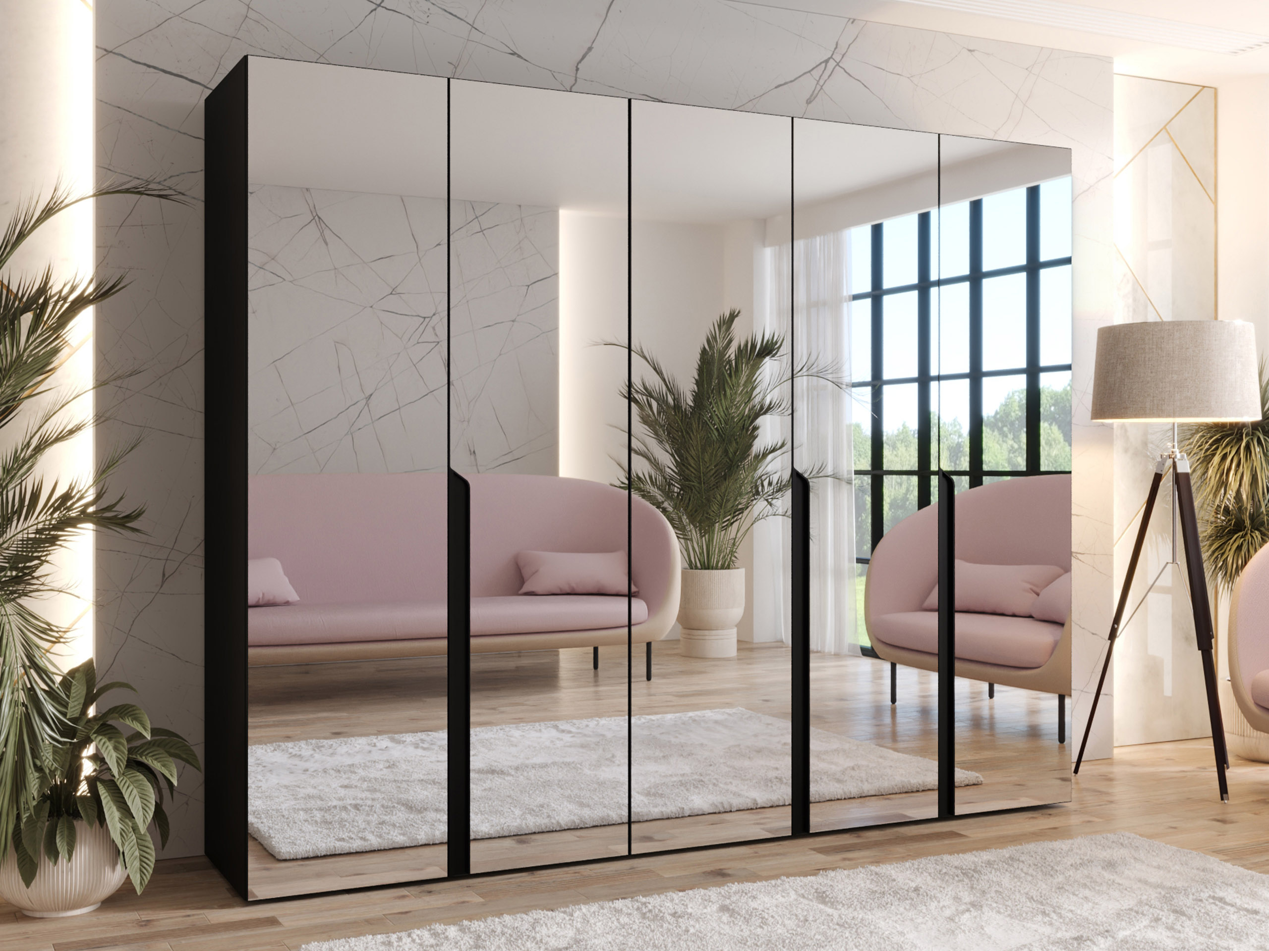 Wardrobe Hartford 592 (Black)