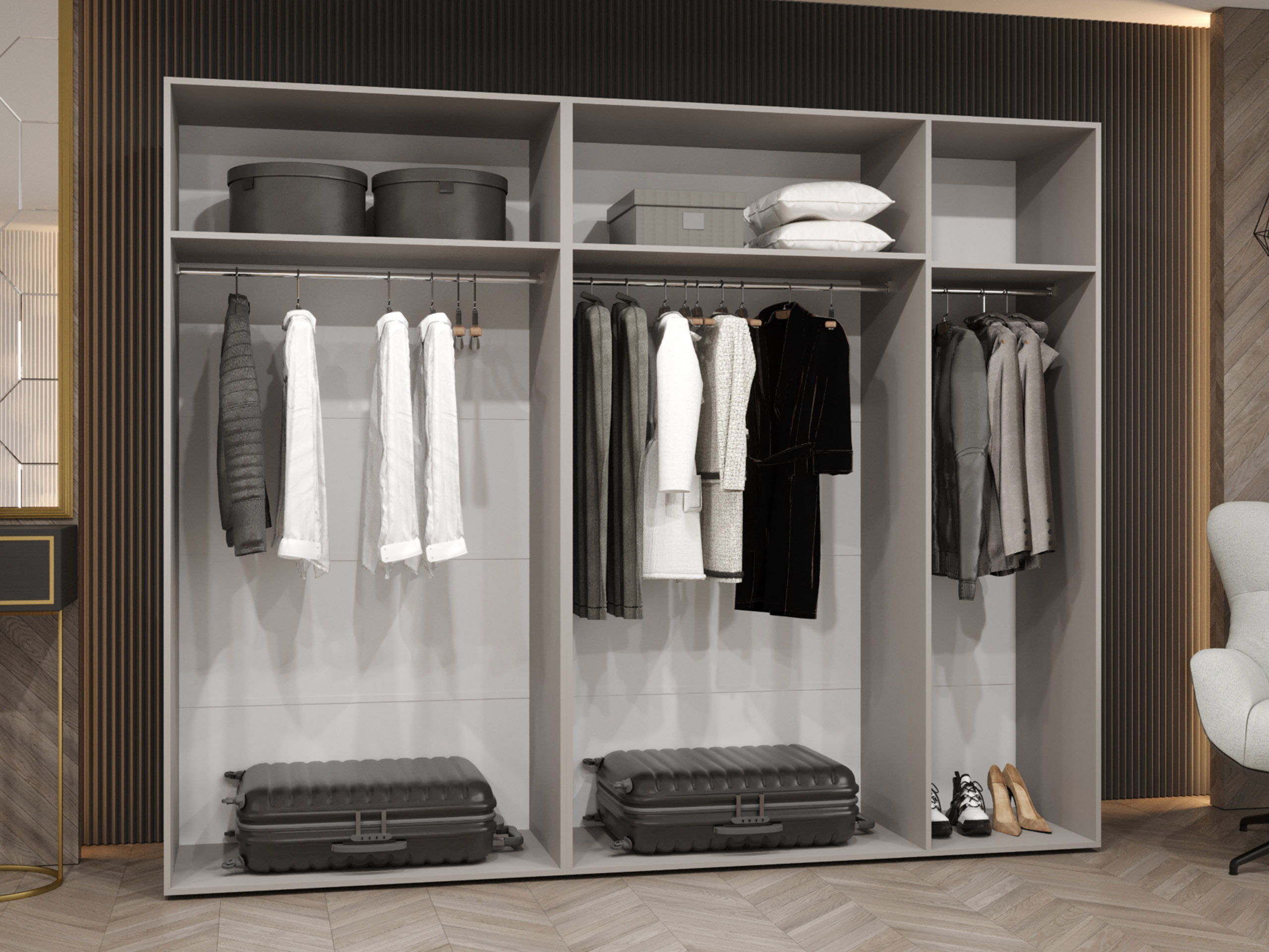 Wardrobe Hartford 592 (Black)