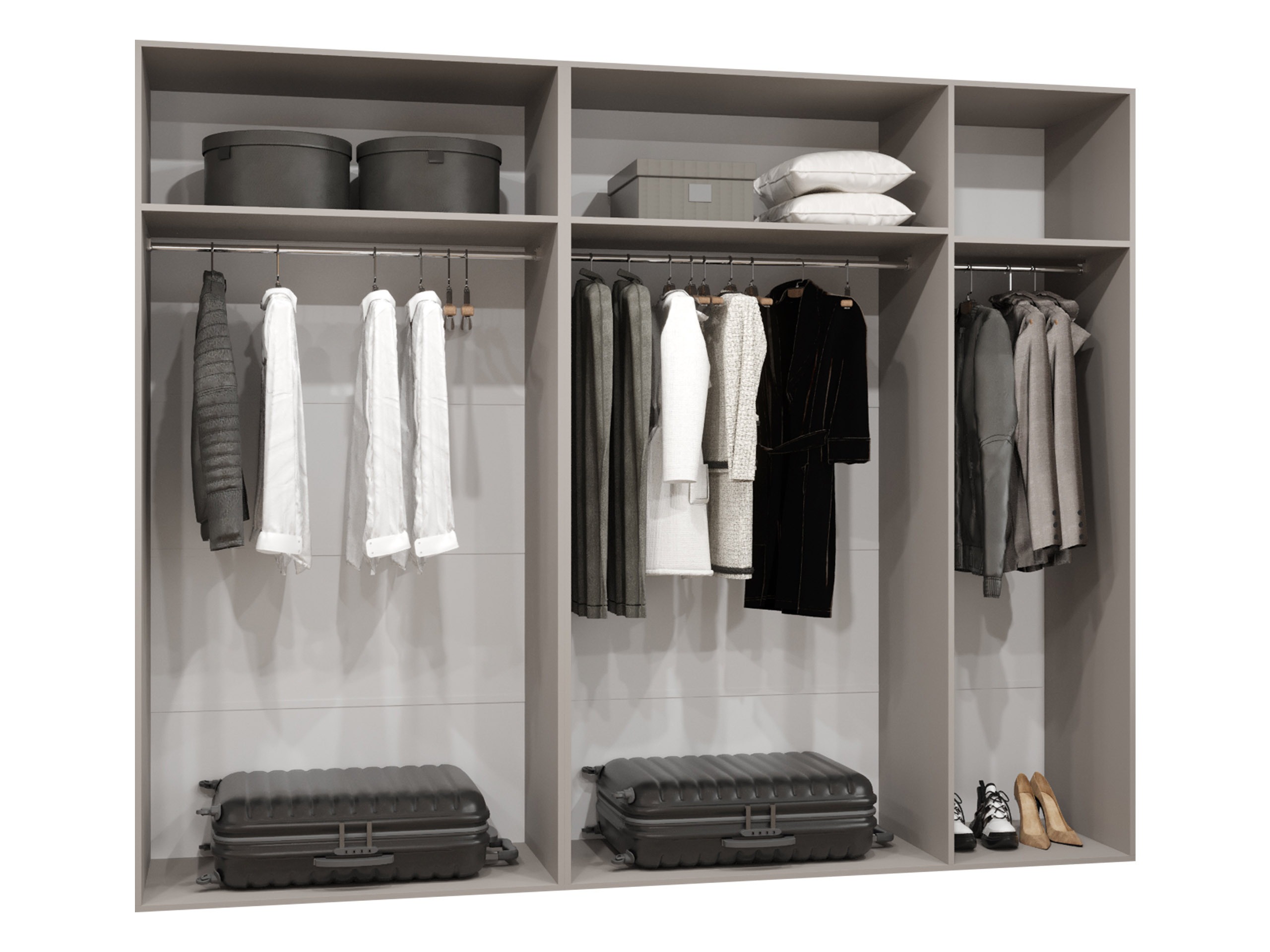 Wardrobe Hartford 592 (Black)