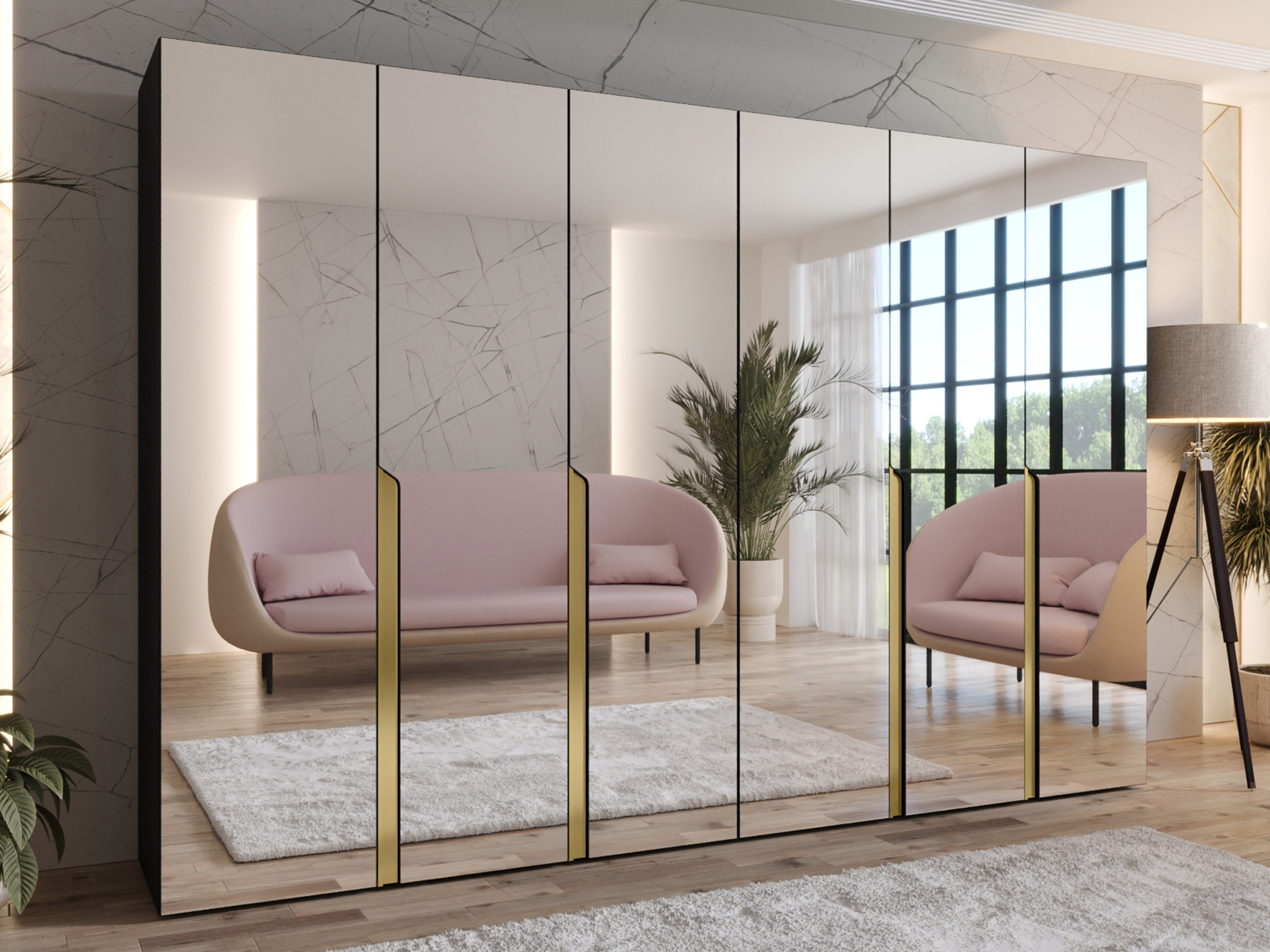 Wardrobe Hartford 593 (Black)