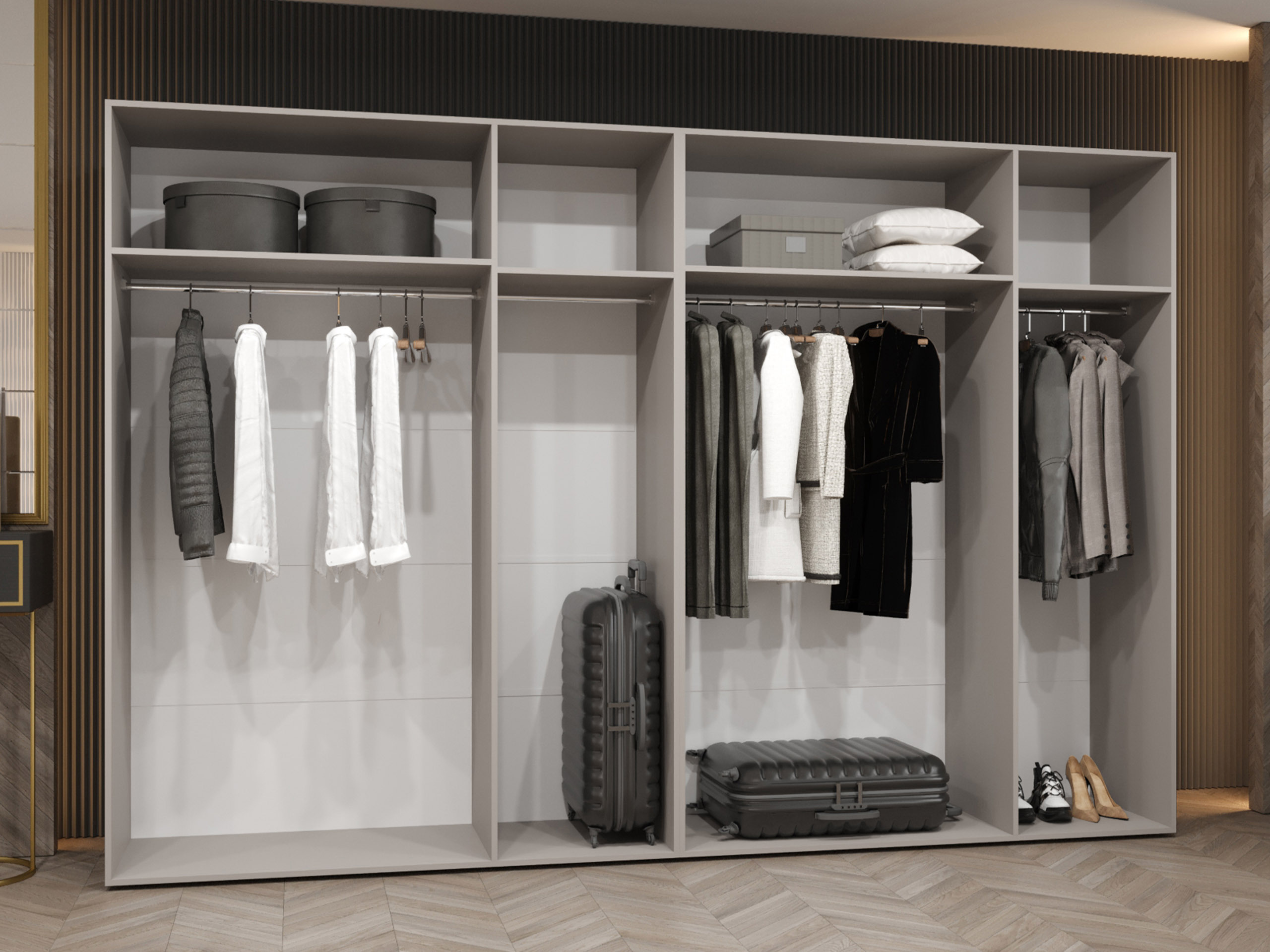 Wardrobe Hartford 593 (Black)