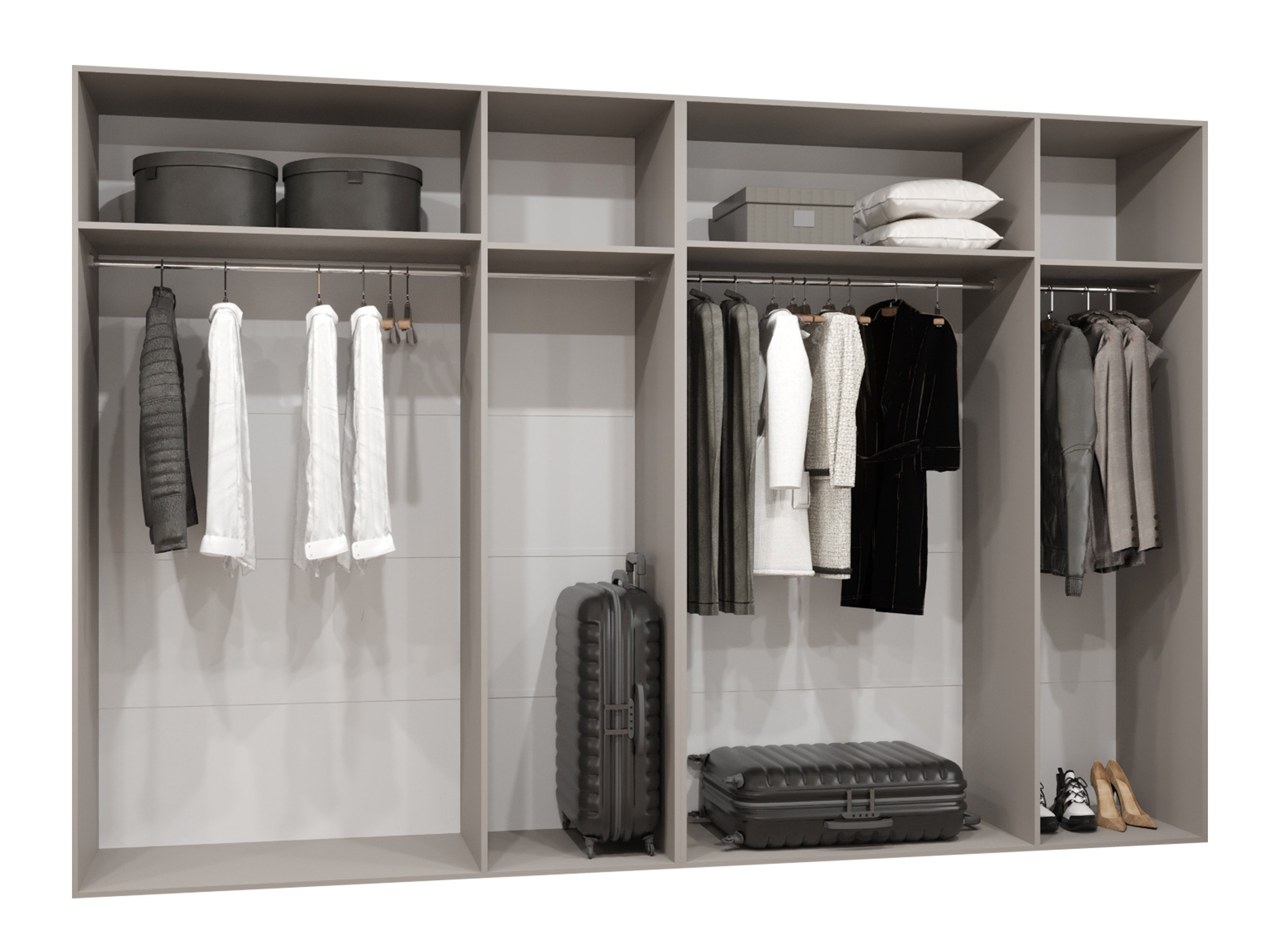 Wardrobe Hartford 593 (White)