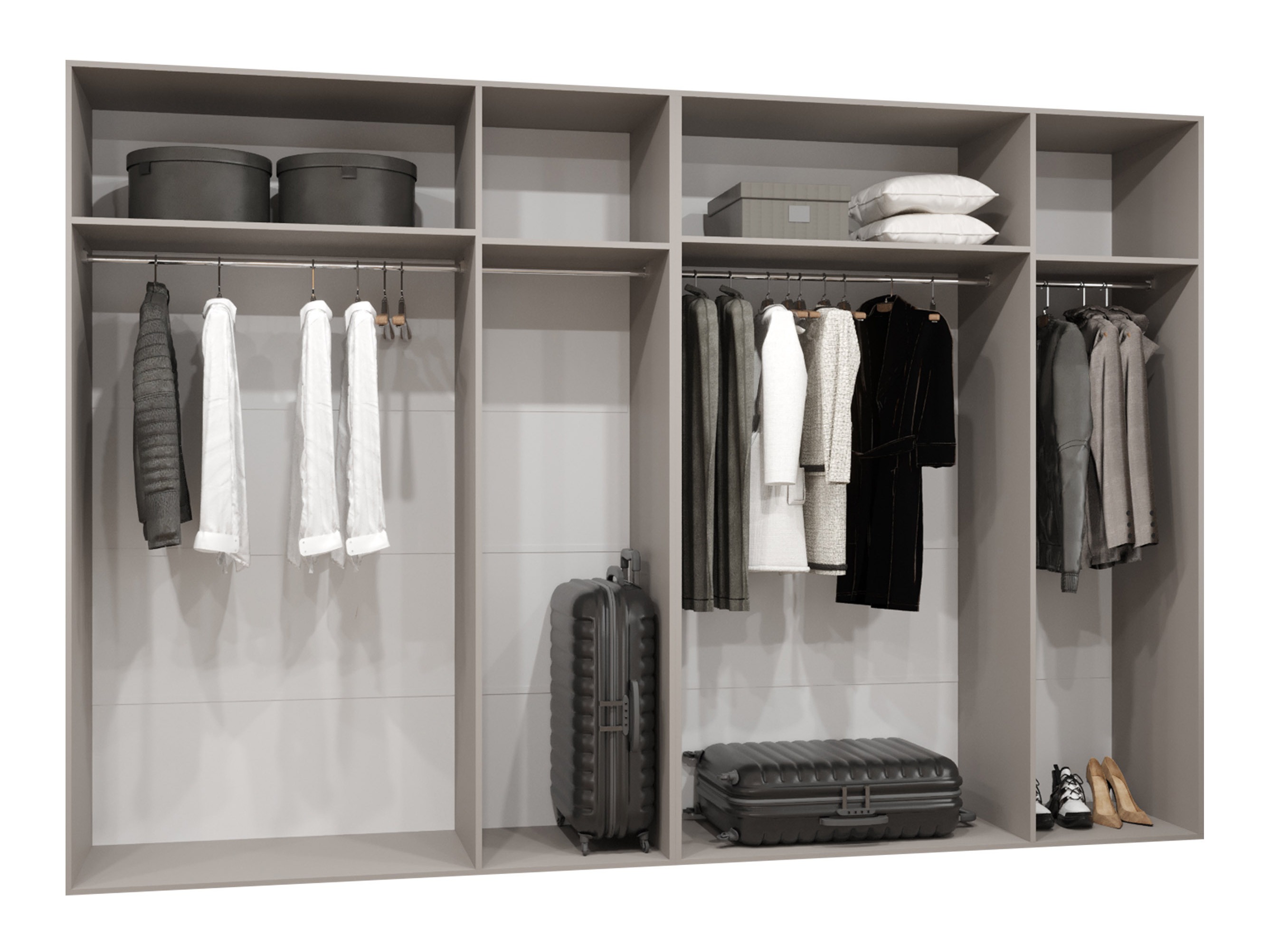 Wardrobe Hartford 593 (White)