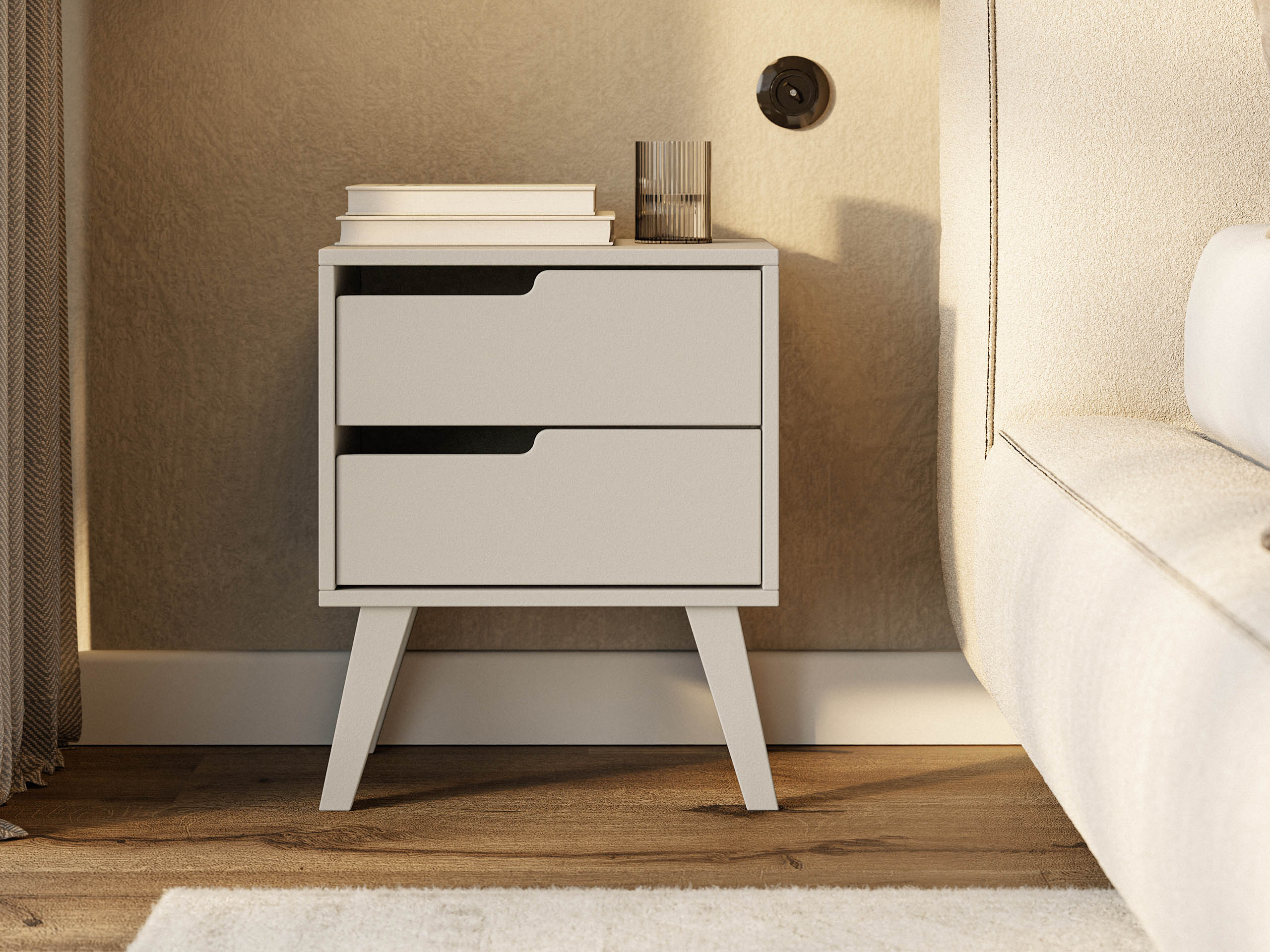 Bedside table Elbtive 104 (Cashmere)