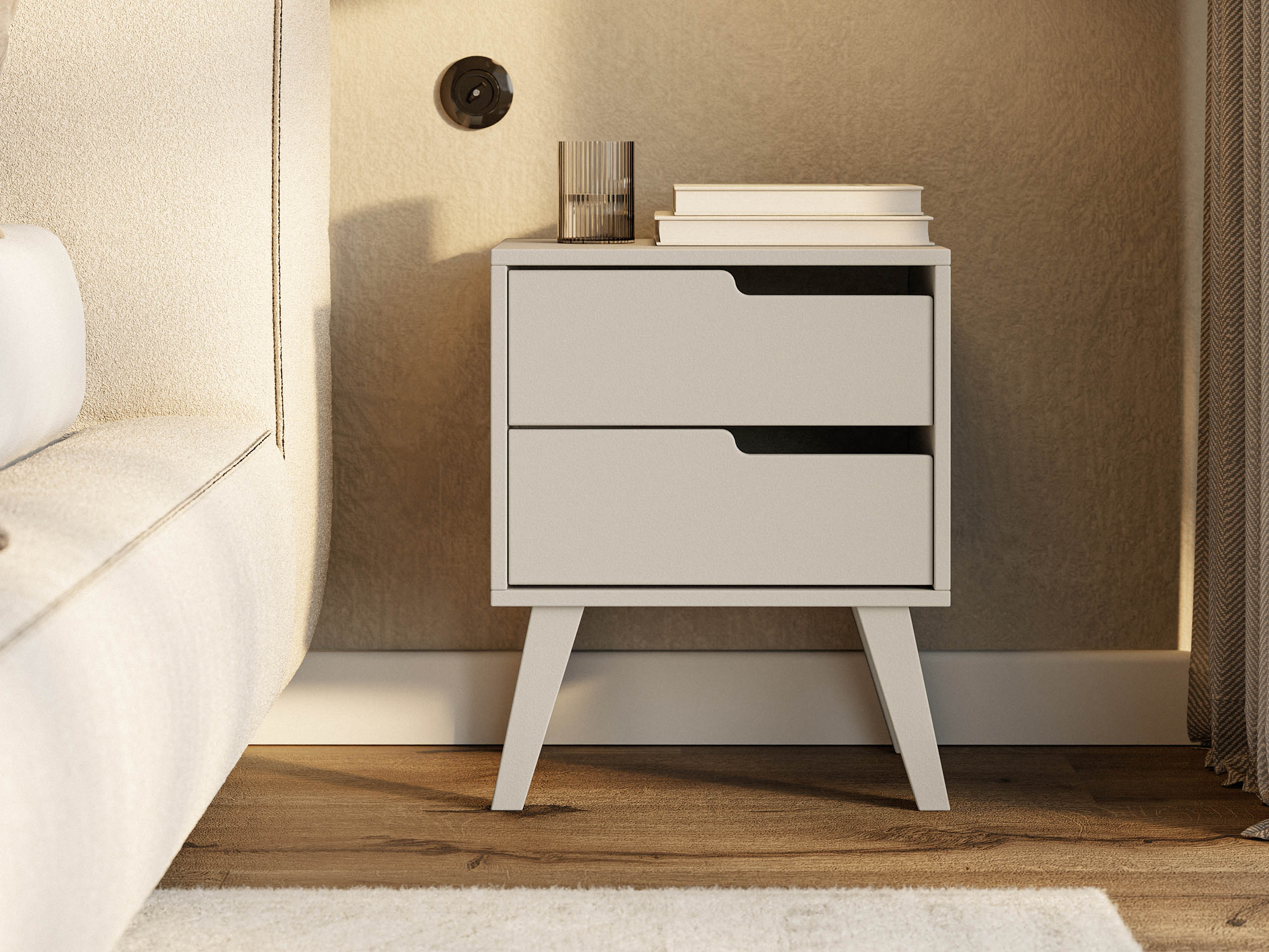 Bedside table Otis (Cashmere)