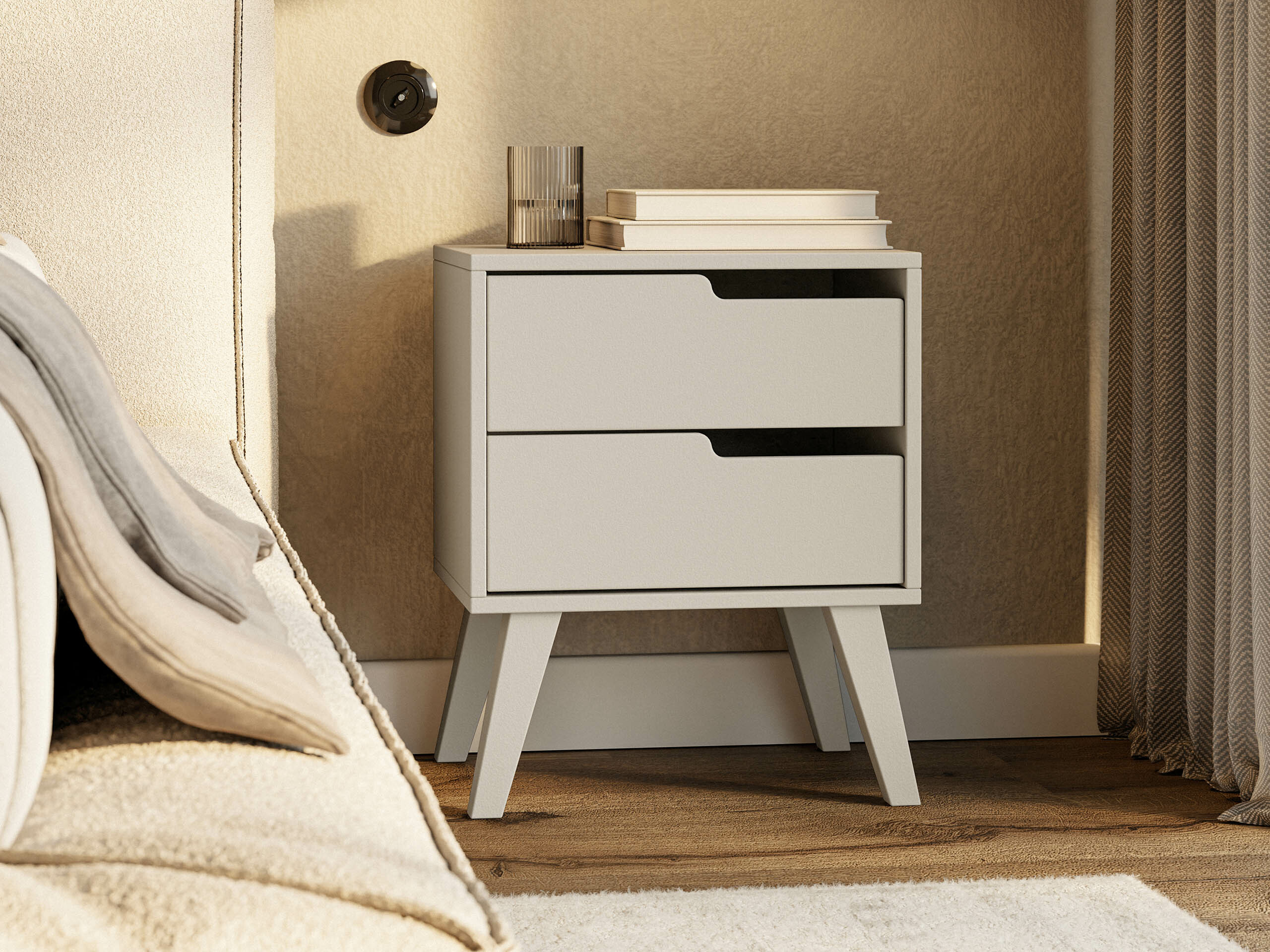 Bedside table Otis (Cashmere)