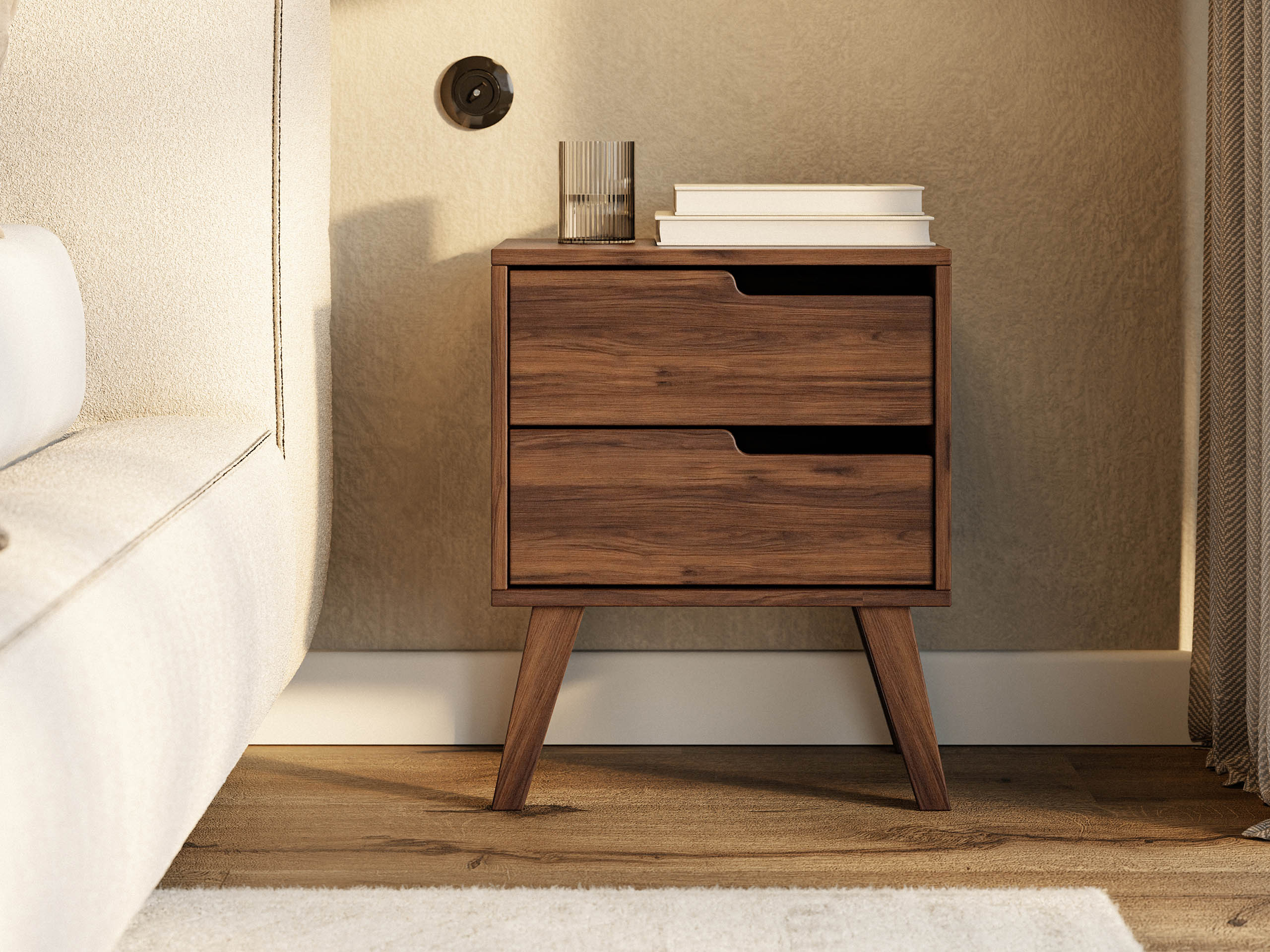 Bedside table Otis (Walnut)