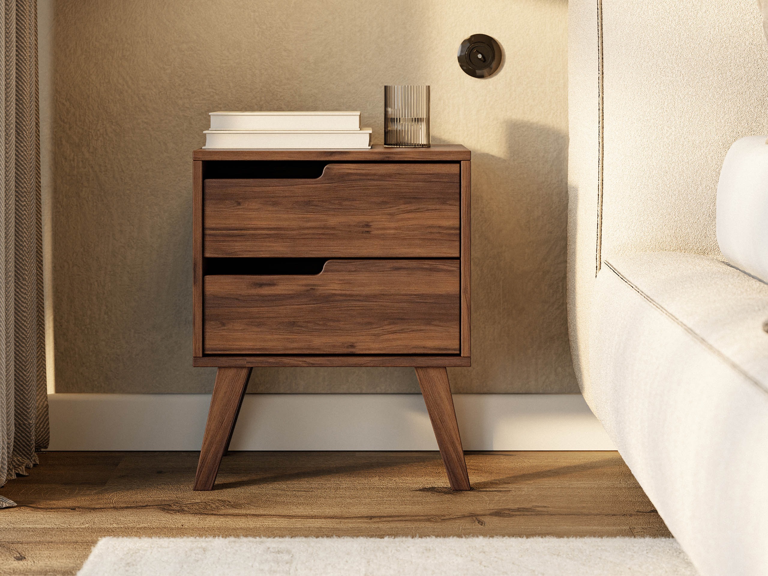 Bedside table Otis (Walnut)